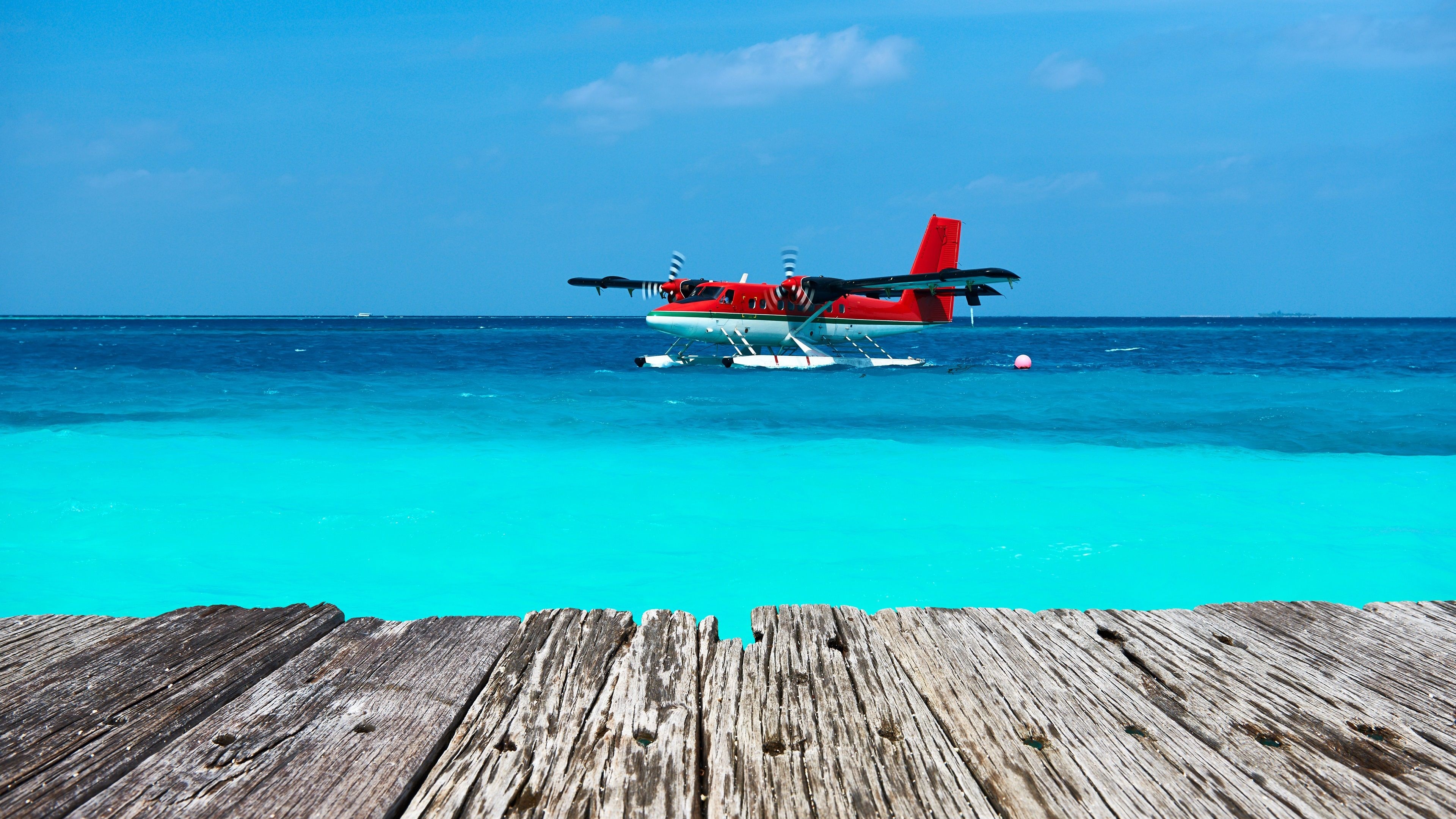 Seaplane, Top Free Backgrounds, 3840x2160 4K Desktop