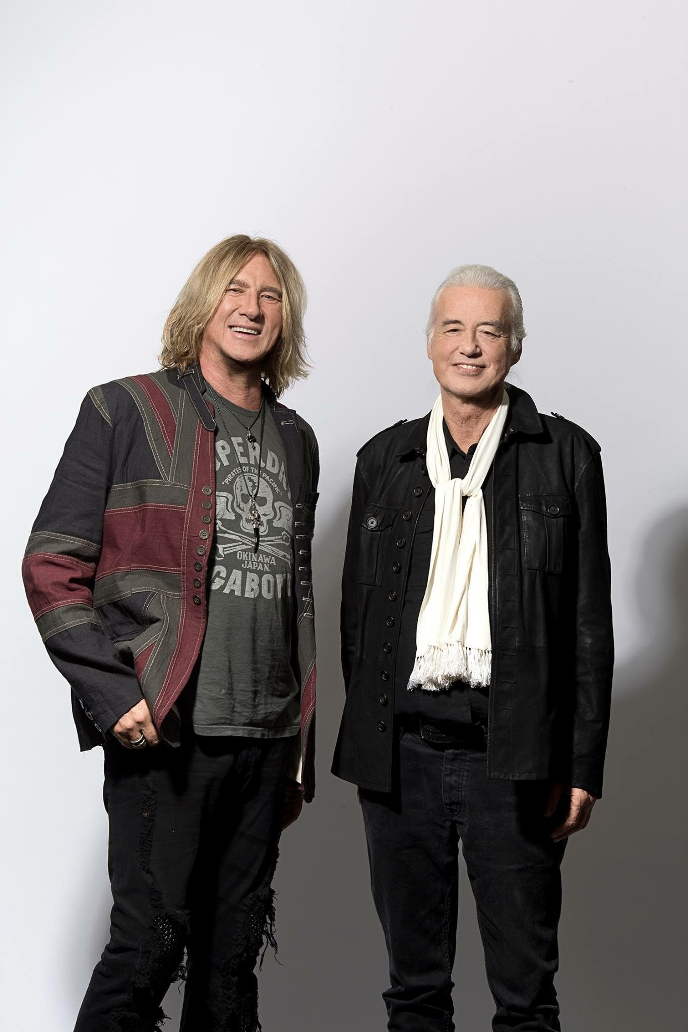 Joe Elliott, Legendary partnership, Joe Elliott and Jimmy Page, Def Leppard's impact, 1370x2050 HD Phone