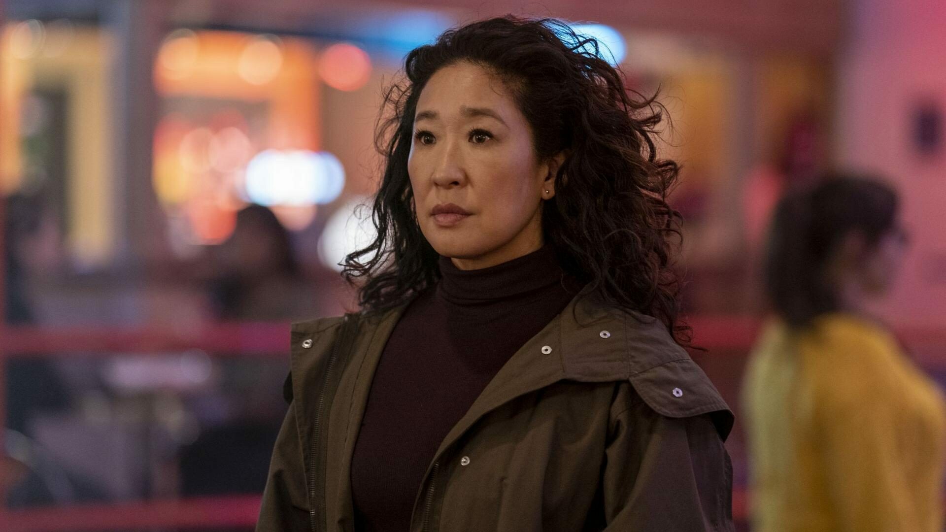 Killing Eve, Stylish jacket, Irina's fashion, Red carpet events, 1920x1080 Full HD Desktop