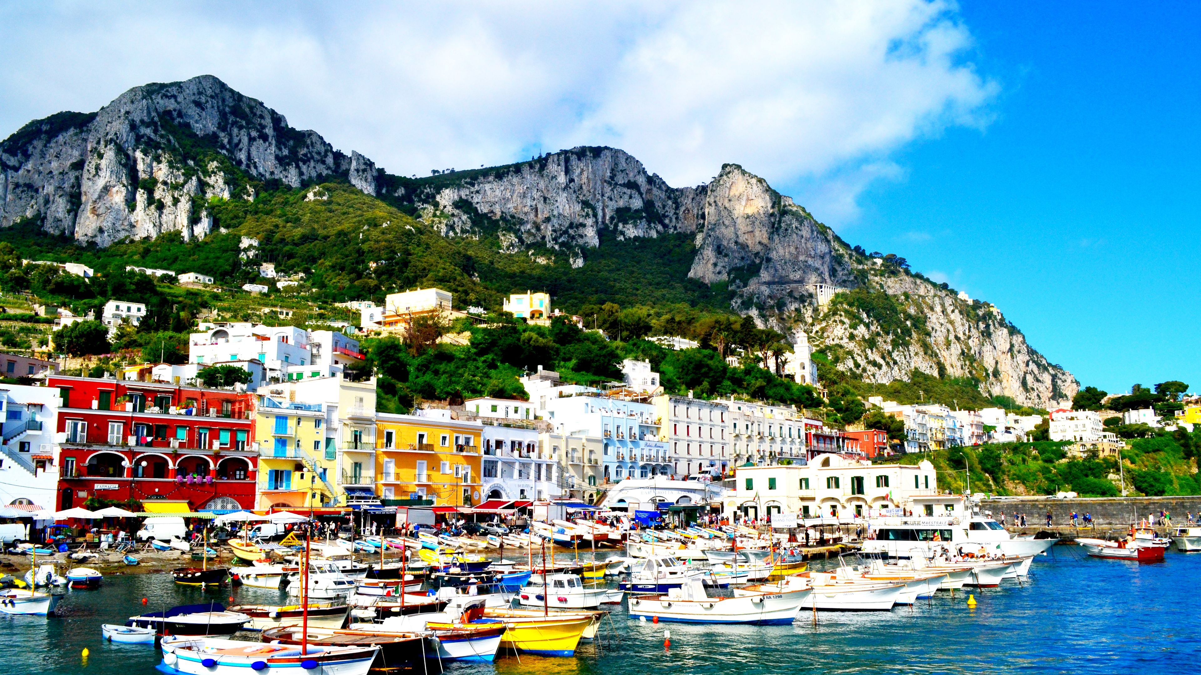 Capri and Pompeii, Shore excursion, Fascinating history, Cultural exploration, 3840x2160 4K Desktop