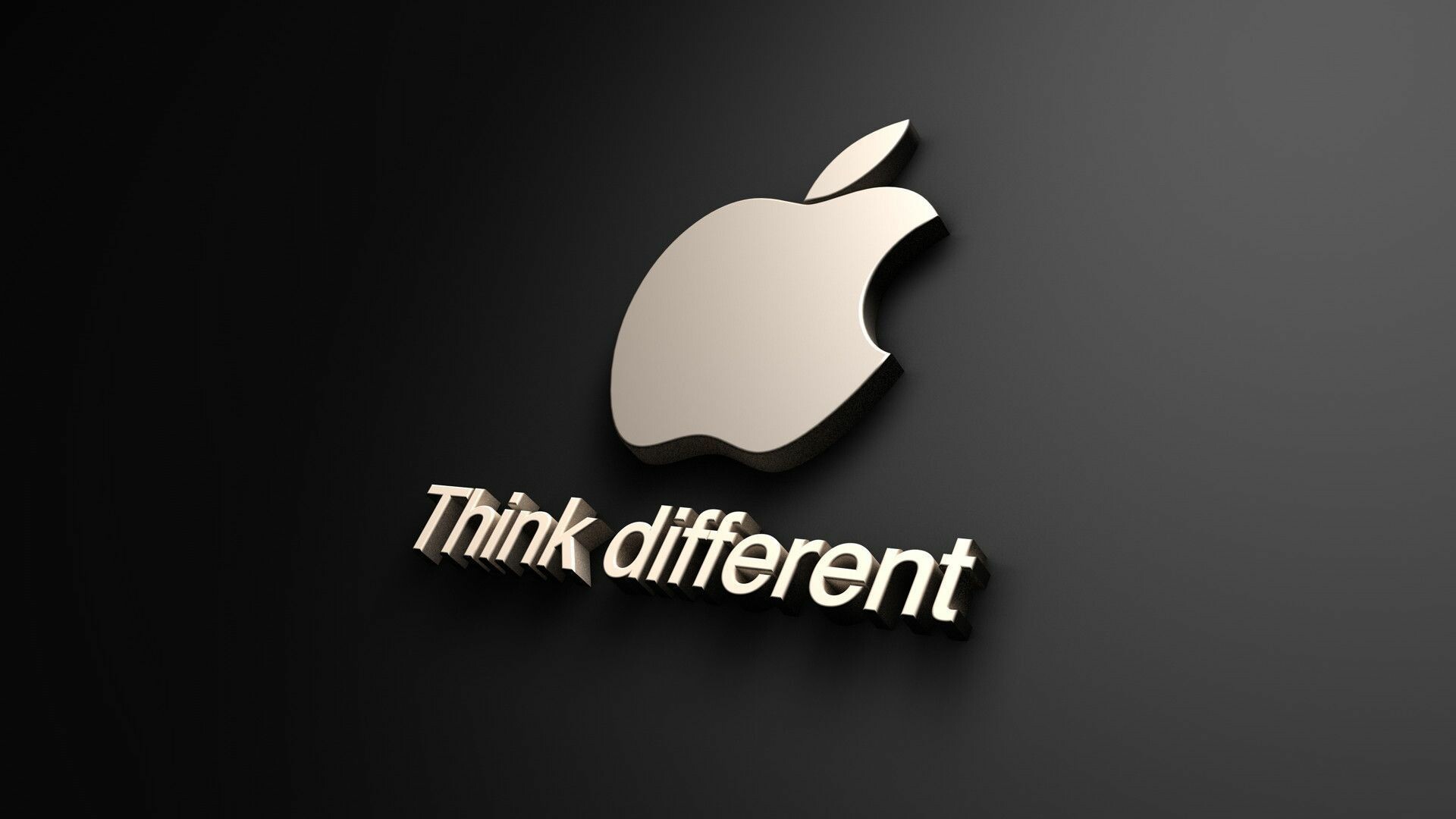 Slogan, Apple Logo Wallpaper, 1920x1080 Full HD Desktop