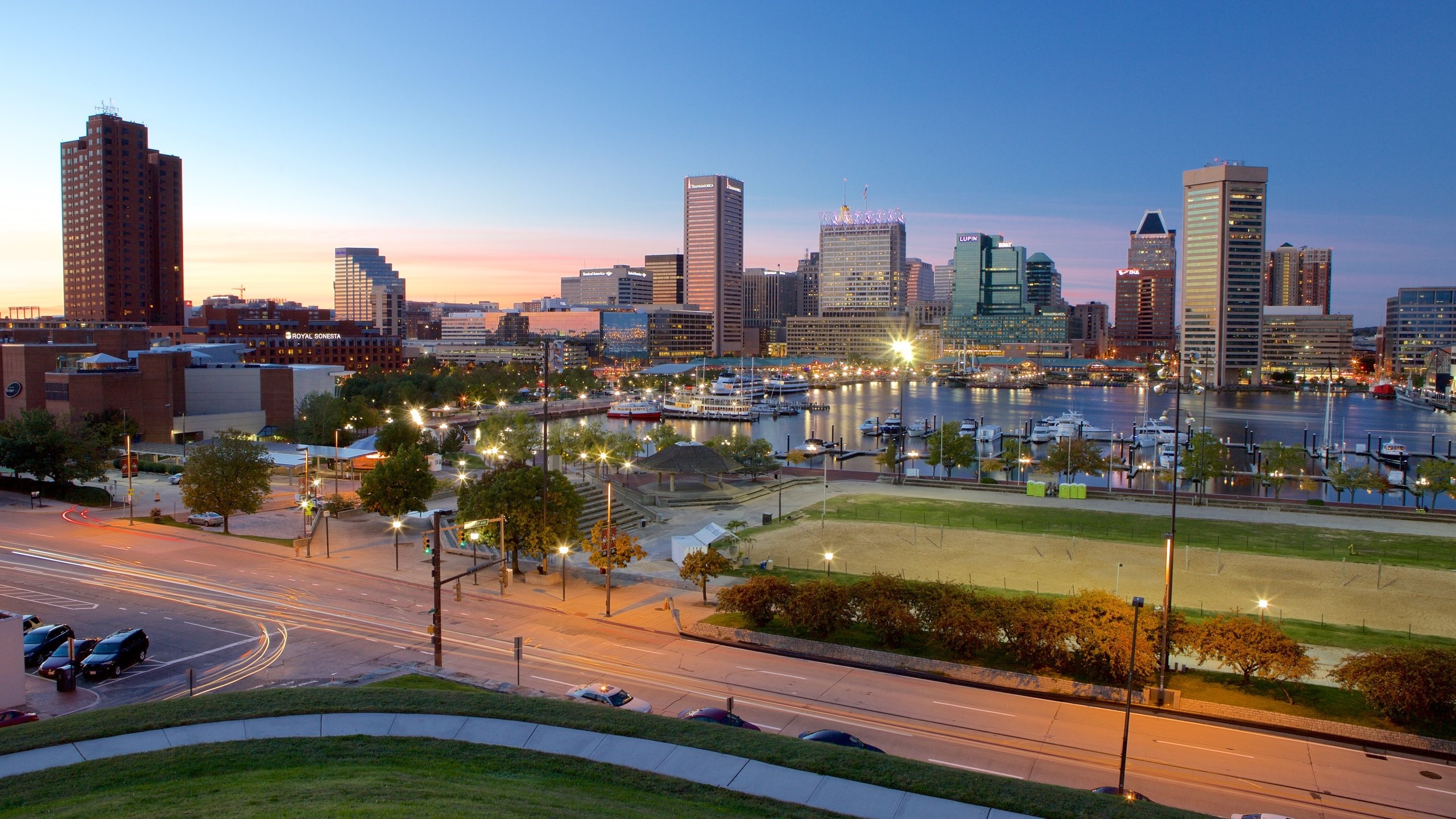 Baltimore Skyline, Travels, Hidden gems, Expedia's recommendations, 2560x1440 HD Desktop