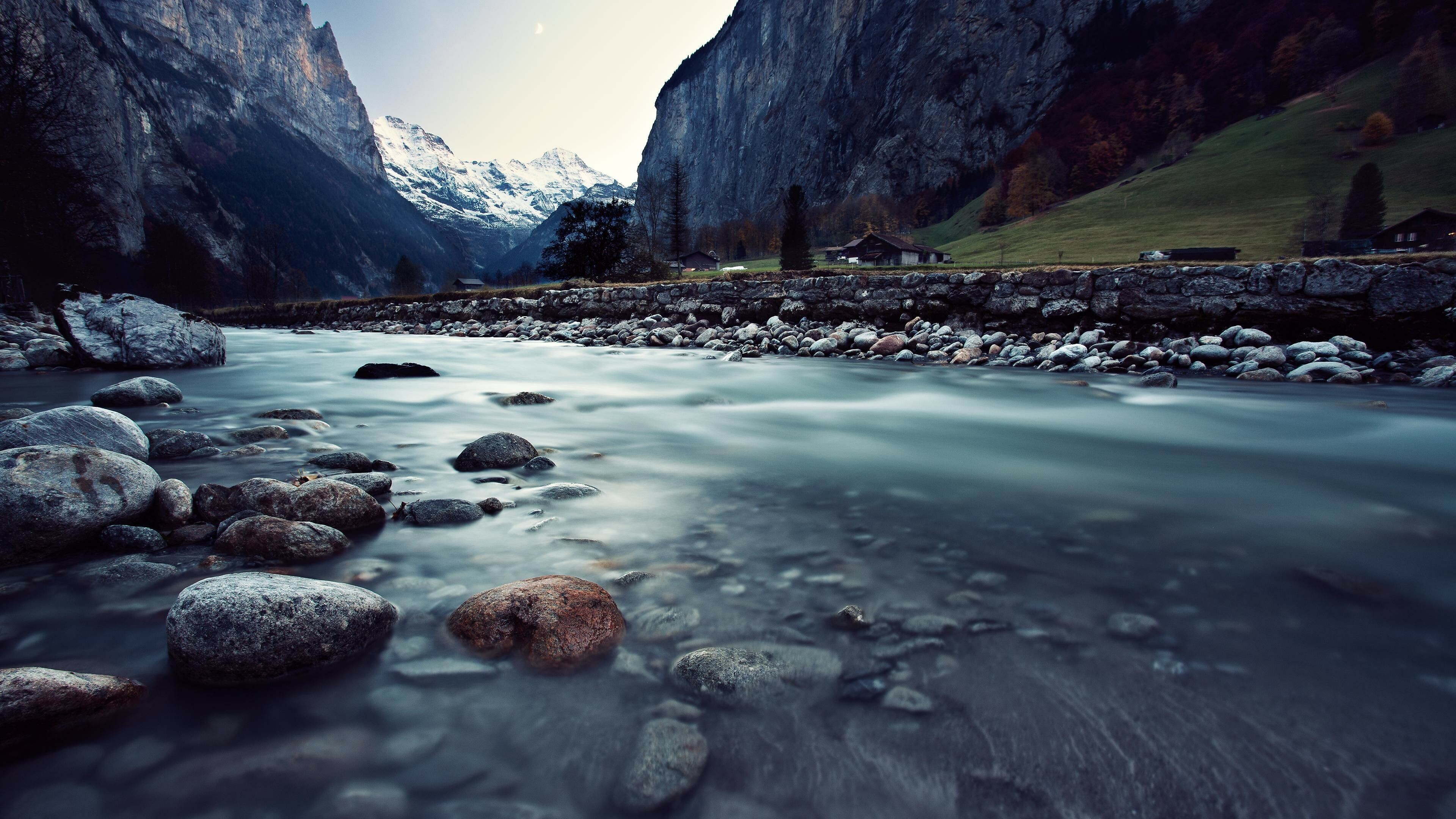 Switzerland, Rivers Wallpaper, 3840x2160 4K Desktop