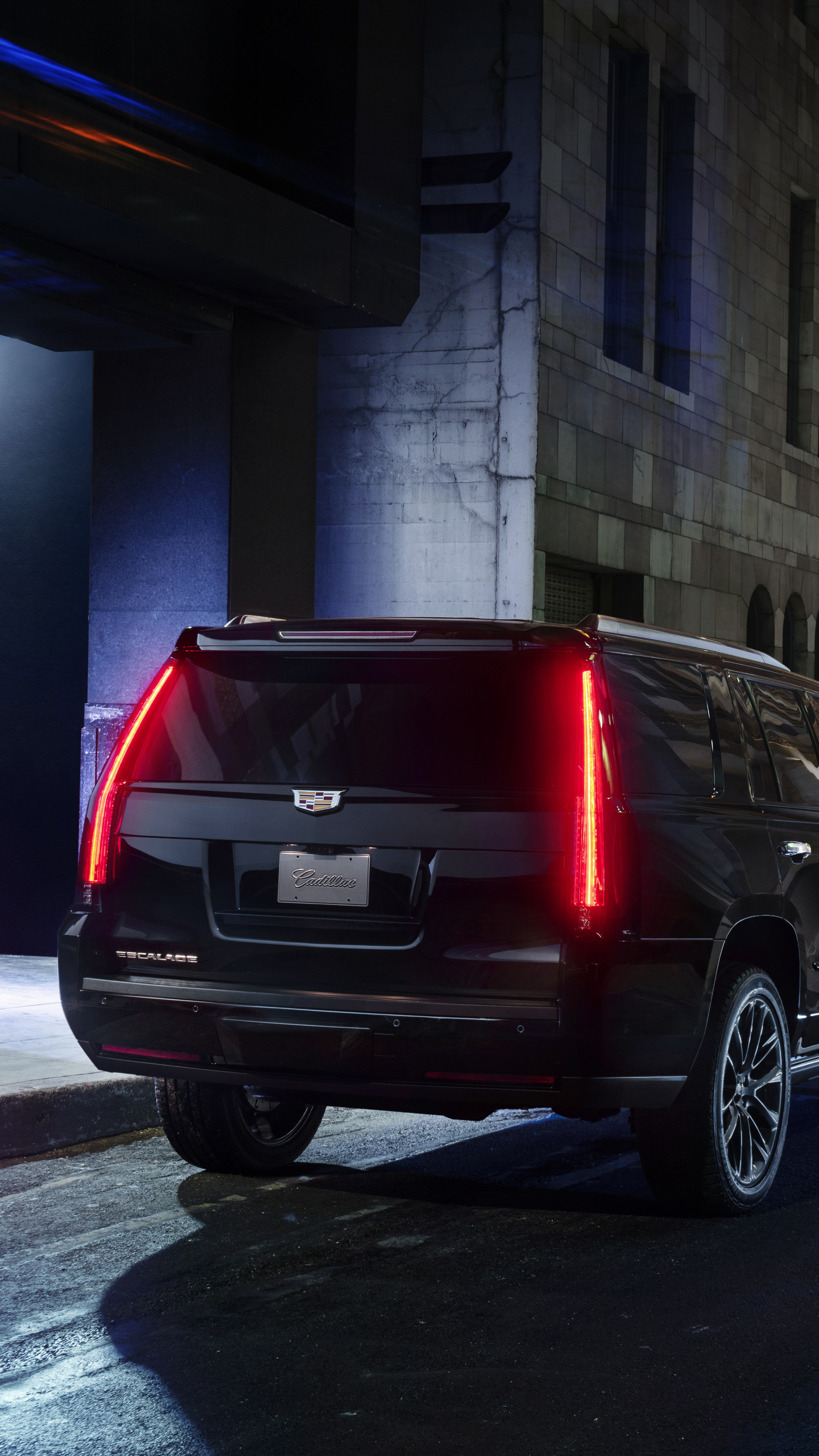 Escalade Sport Edition Rear, Cadillac Wallpaper, 2160x3840 4K Phone