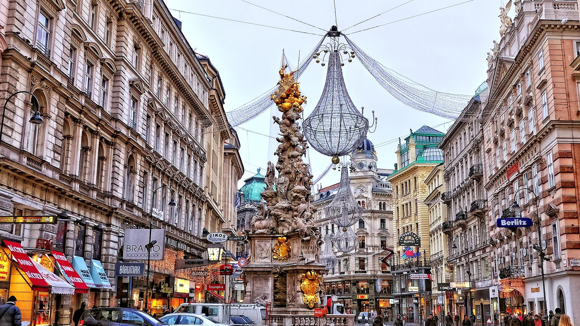 Graben street, Austria Wallpaper, 1920x1080 Full HD Desktop