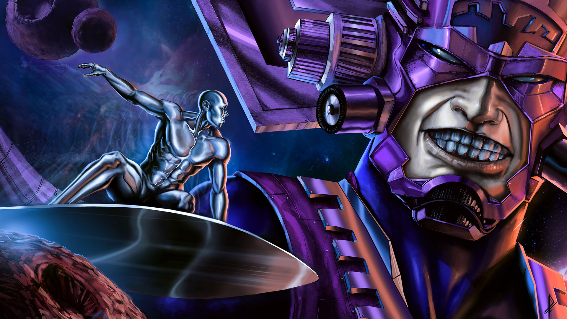 Silver Surfer HD wallpaper, Baltana, 1920x1080 Full HD Desktop