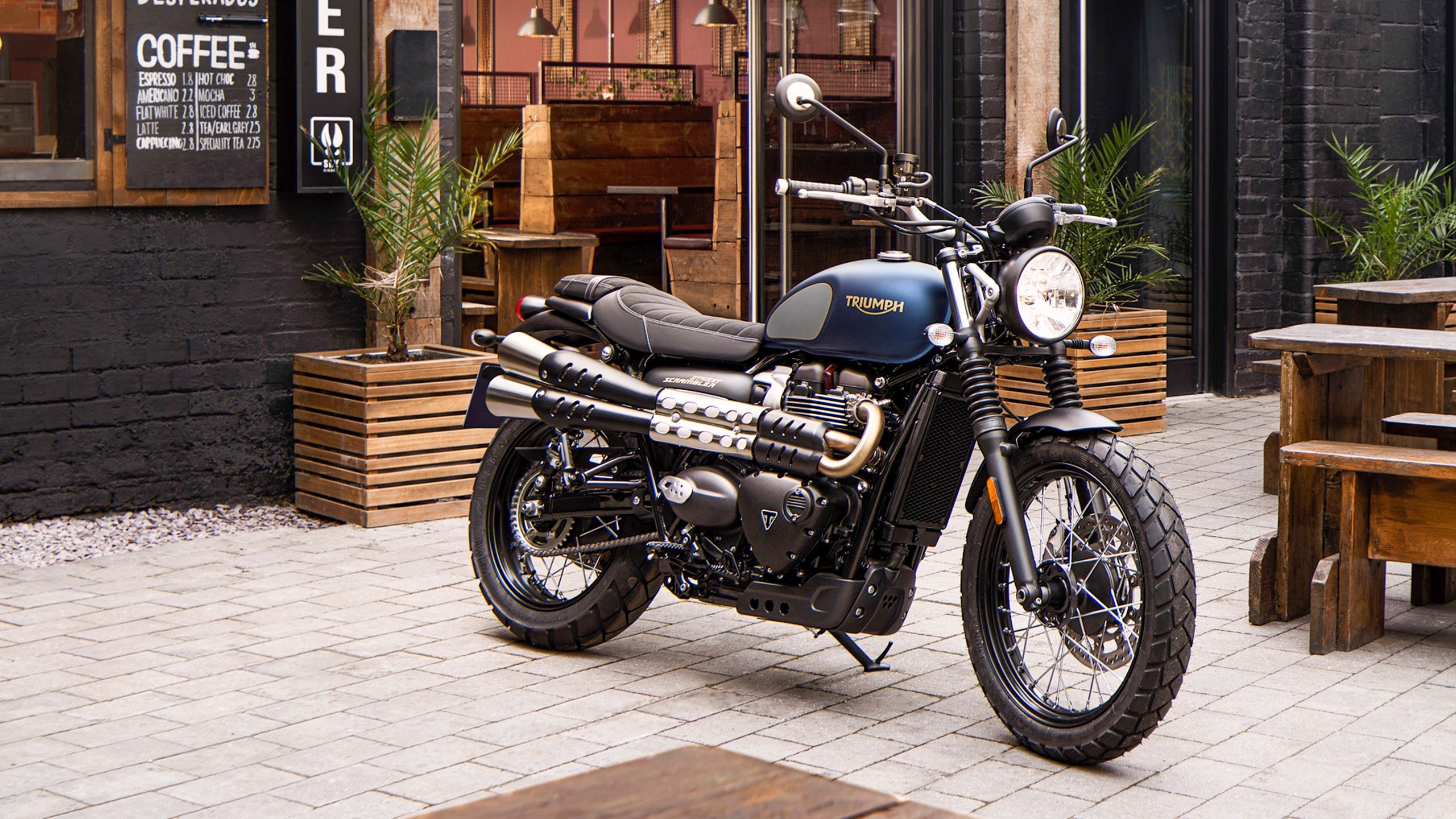 Triumph Street Scrambler, New Triumph model, CHF 13,147, 2560x1440 HD Desktop