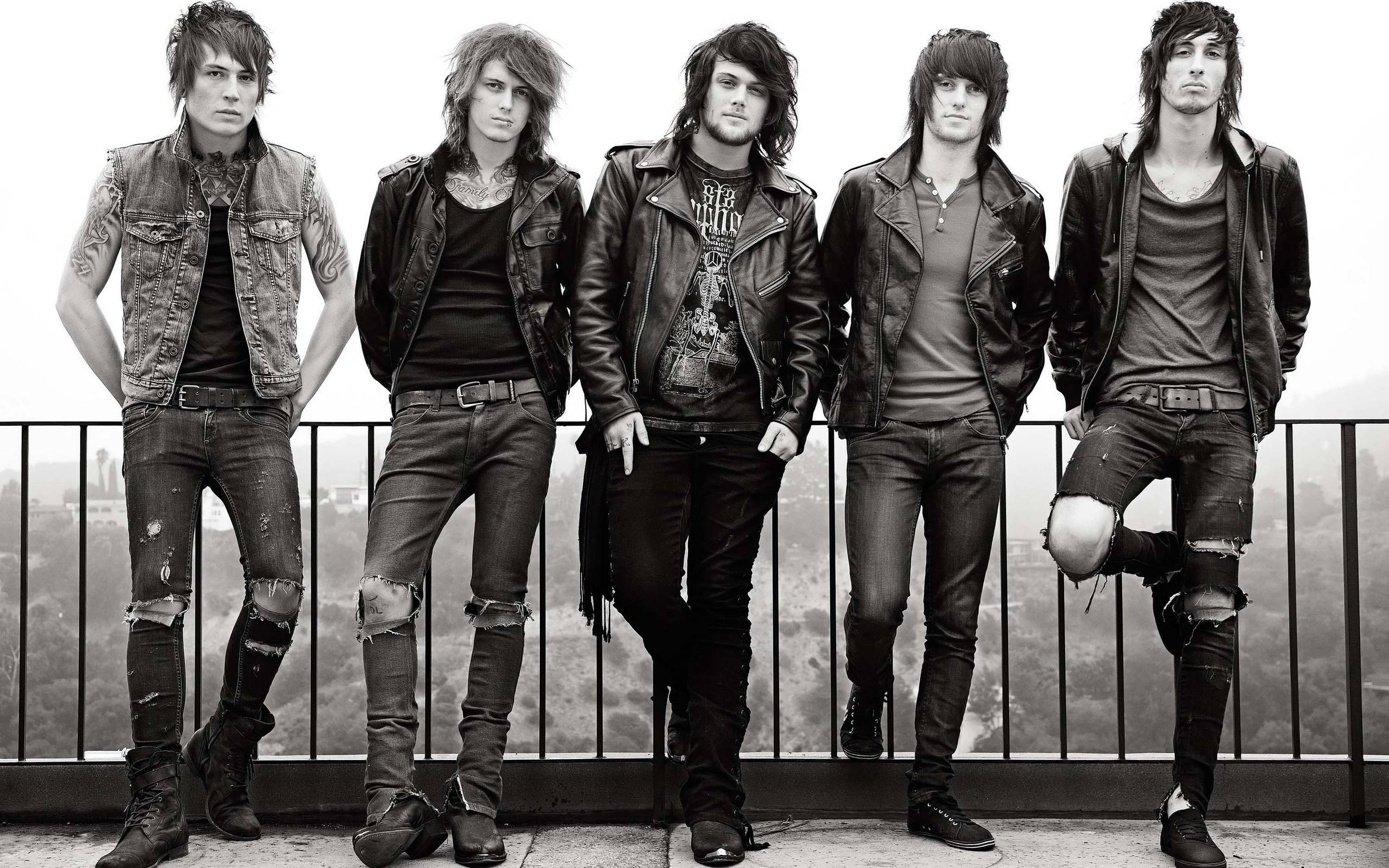 Asking Alexandria, Metalcore band, Adrenaline-fueled music, Electrifying performances, 2560x1600 HD Desktop