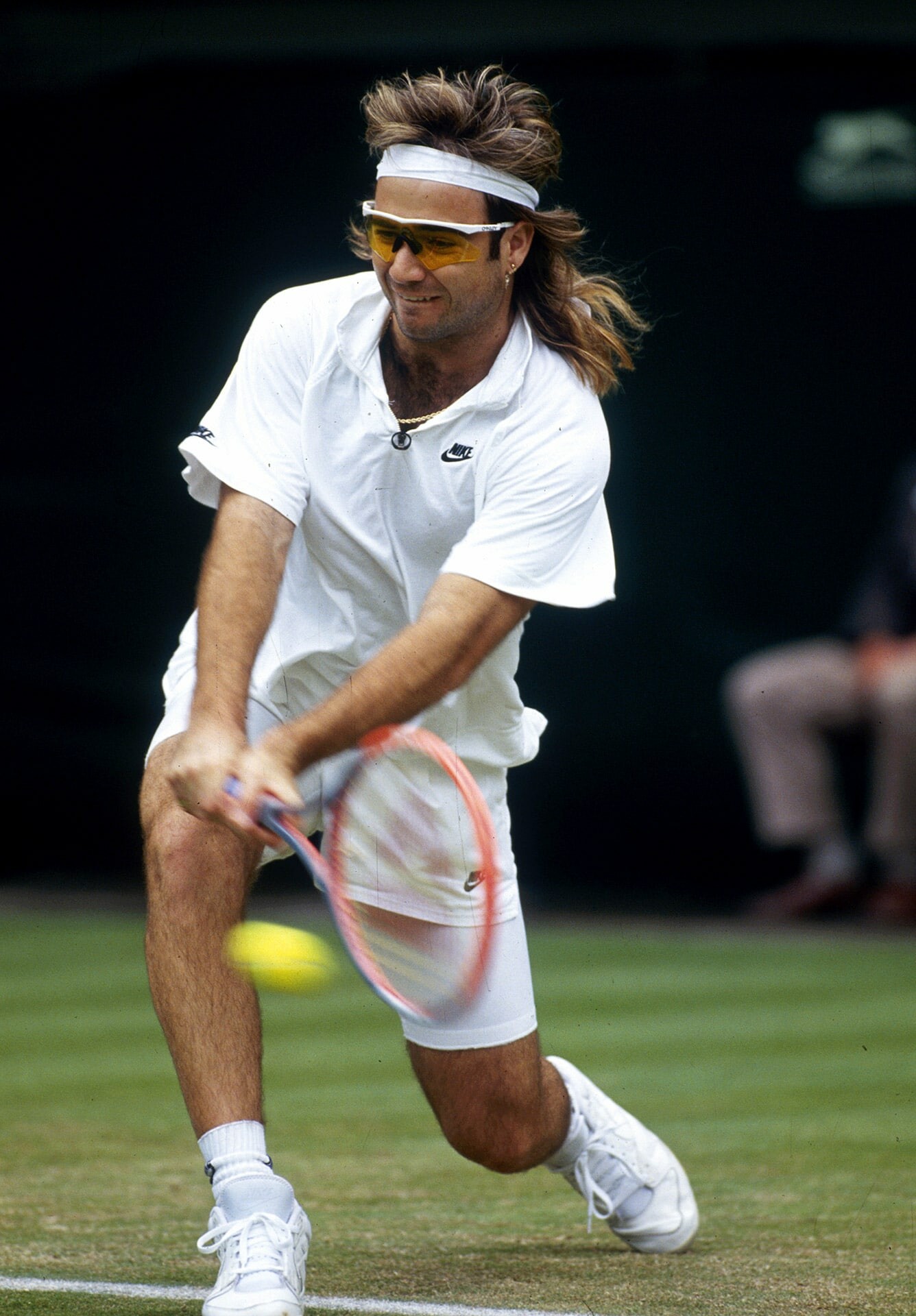 Wimbledon 1991, Andre Agassi Wallpaper, 1340x1920 HD Phone