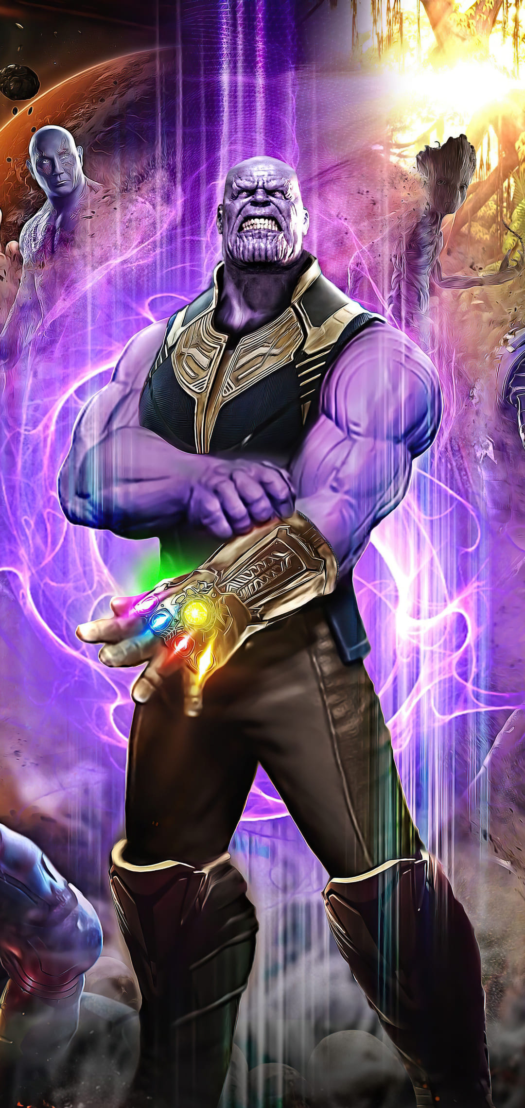 Artwork, Thanos Wallpaper, 1080x2280 HD Phone