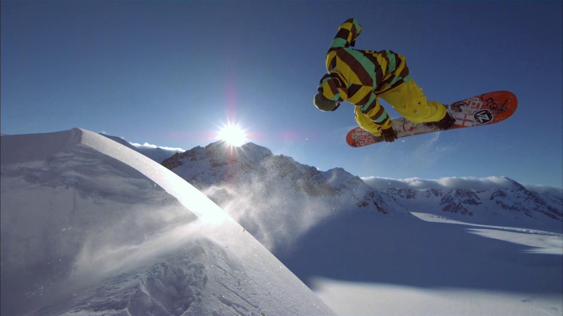 Artful snowboarding, Breathtaking films, The Art of Flight, Spectacular snowscapes, 1920x1080 Full HD Desktop