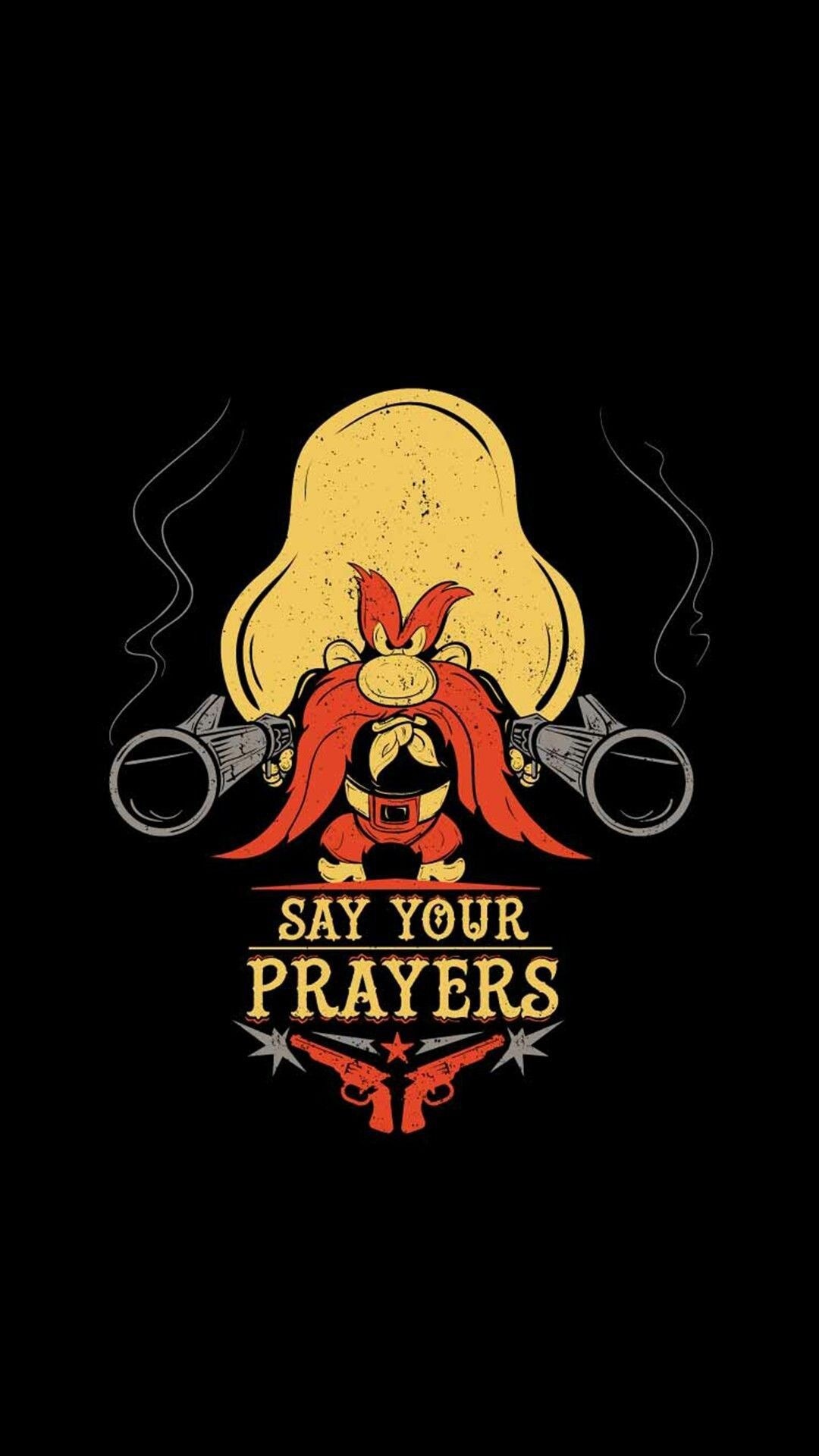 Yosemite Sam, Looney Tunes, Cartoon comic, Lively wallpaper, 1080x1920 Full HD Phone