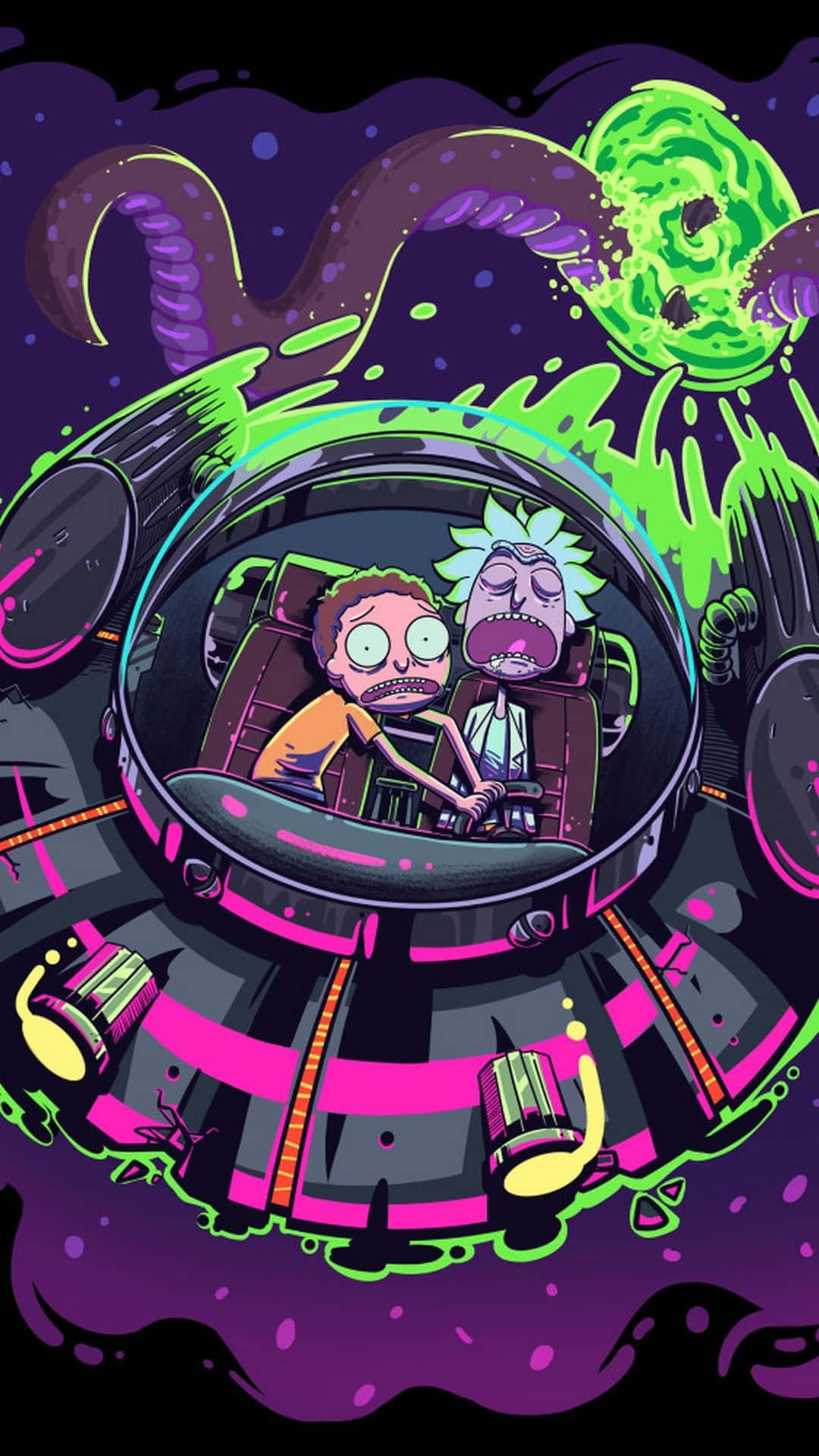 Rick and Morty, Cool Backgrounds Wallpaper, 1080x1920 Full HD Phone