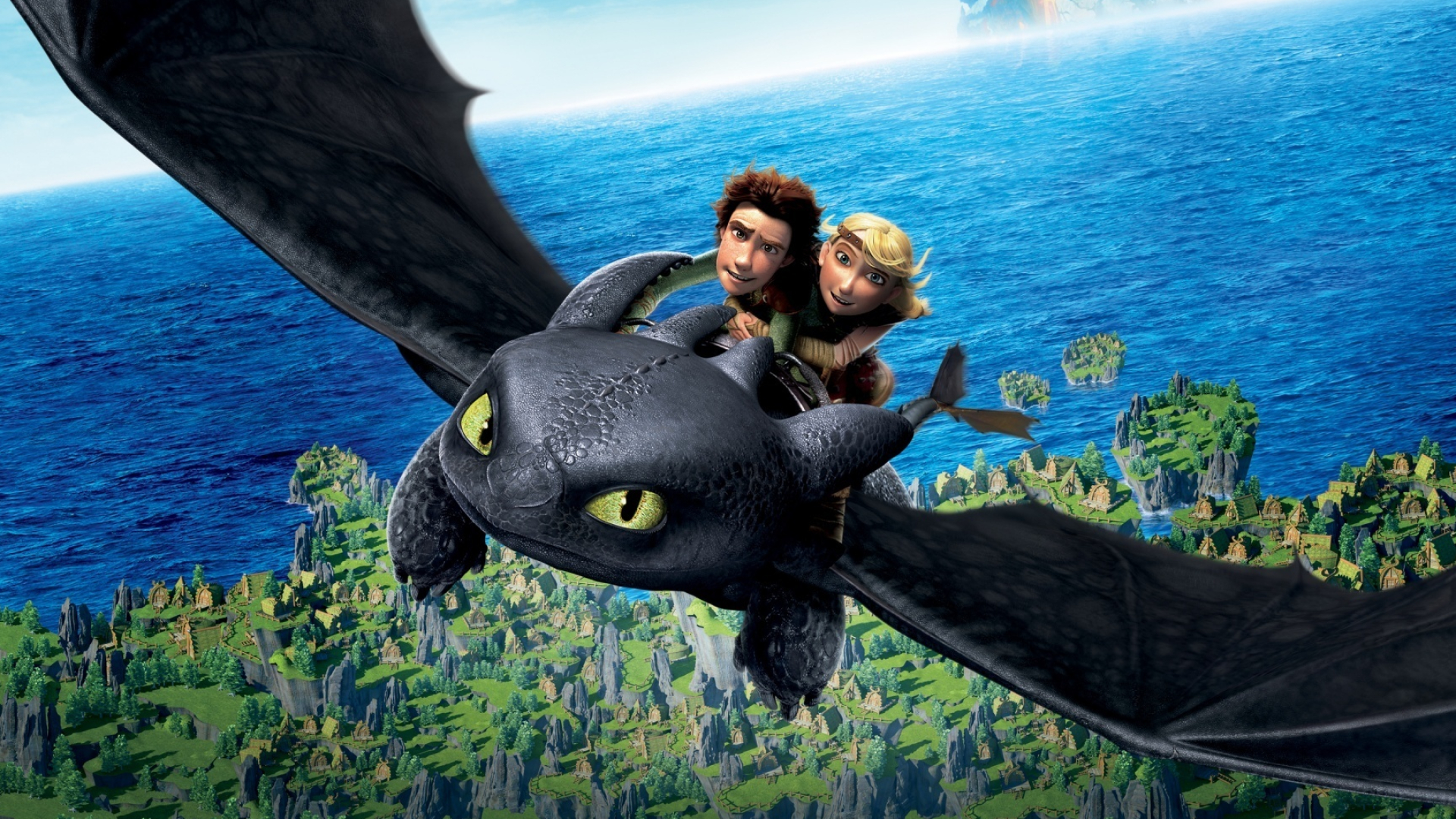 DreamWorks, How to Train Your Dragon, Hintergrund, 1920x1080 Full HD Desktop