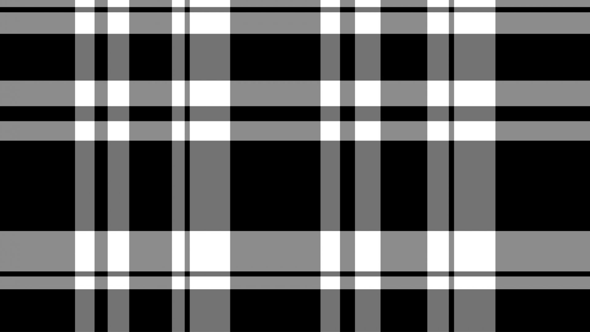 Black and White, Plaid Patterns Wallpaper, 1920x1080 Full HD Desktop