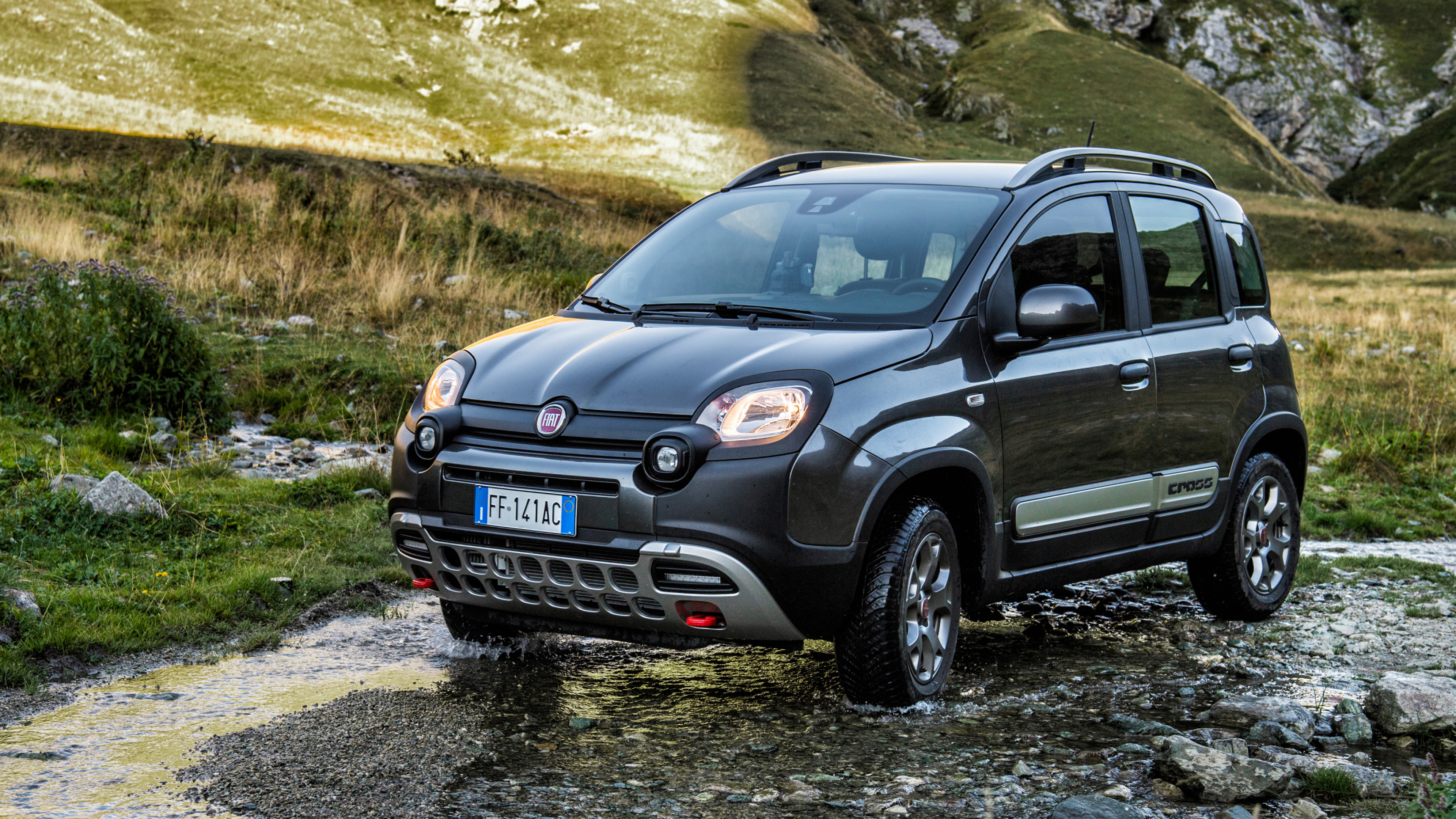 Fiat Panda, Cars desktop wallpapers, 4K Ultra HD, Italian car, 3840x2160 4K Desktop