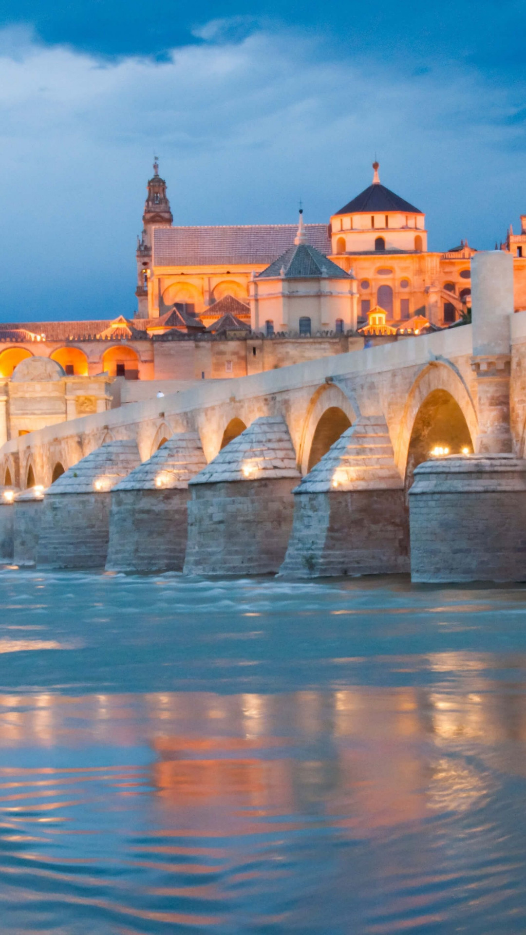 Great Mosque of Cordoba, Mosque of Cordoba, Bridge, Desktop wallpaper, 1080x1920 Full HD Phone