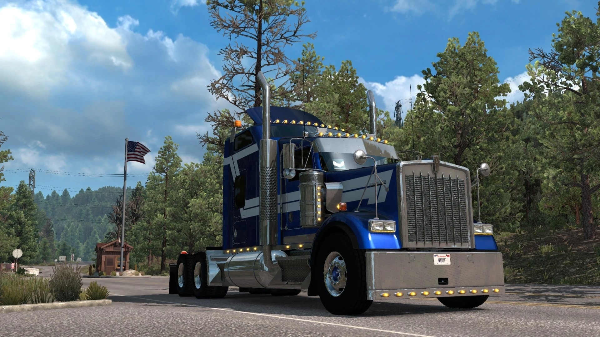 W900B ETS2, Kenworth Wallpaper, 1920x1080 Full HD Desktop