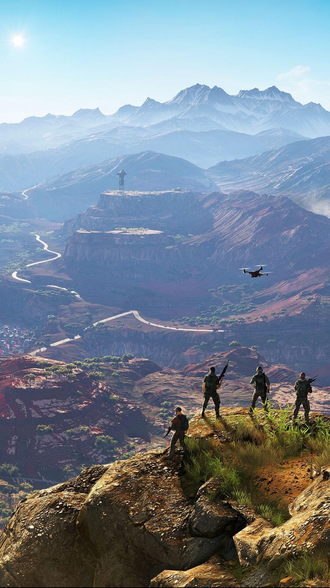 Ghost Recon: Wildlands, Striking wallpapers, Covert missions, Tactical warfare, 1080x1920 Full HD Phone