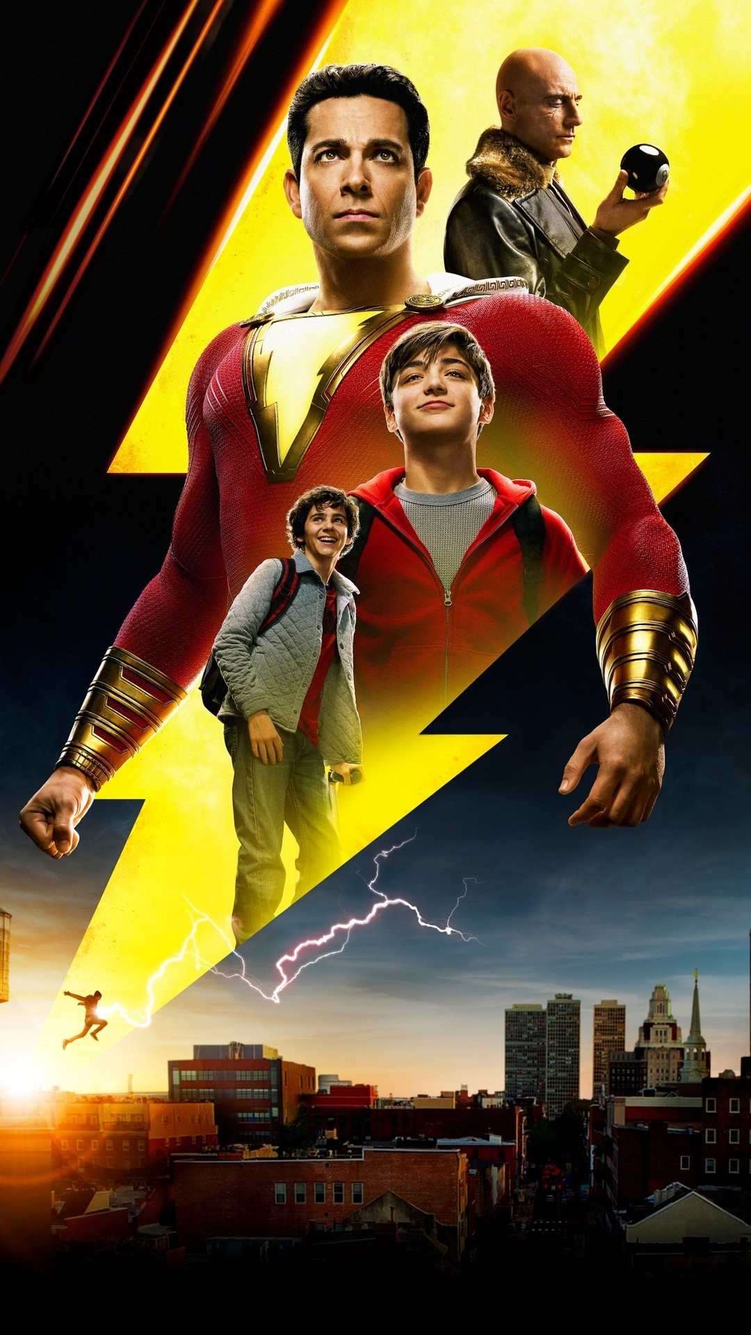 Shazam!, Movie Poster Wallpaper, 1080x1920 Full HD Phone