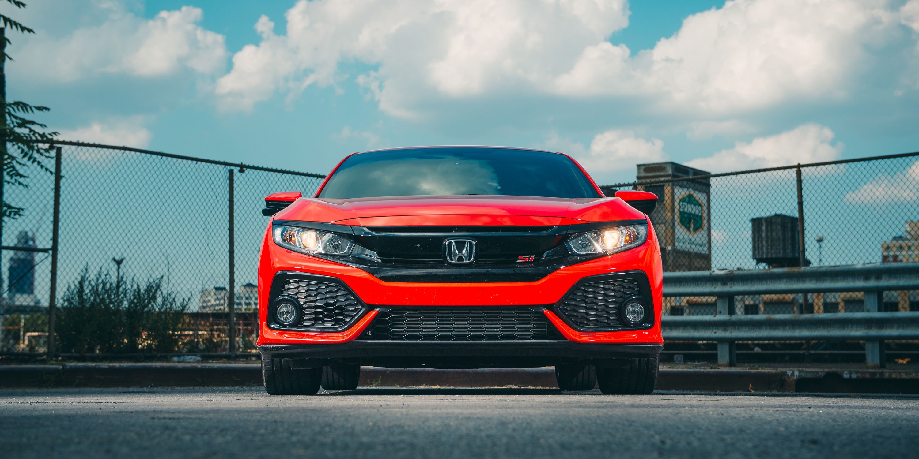 2017 Model Front View, Honda Civic Si Wallpaper, 3000x1500 Dual Screen Desktop