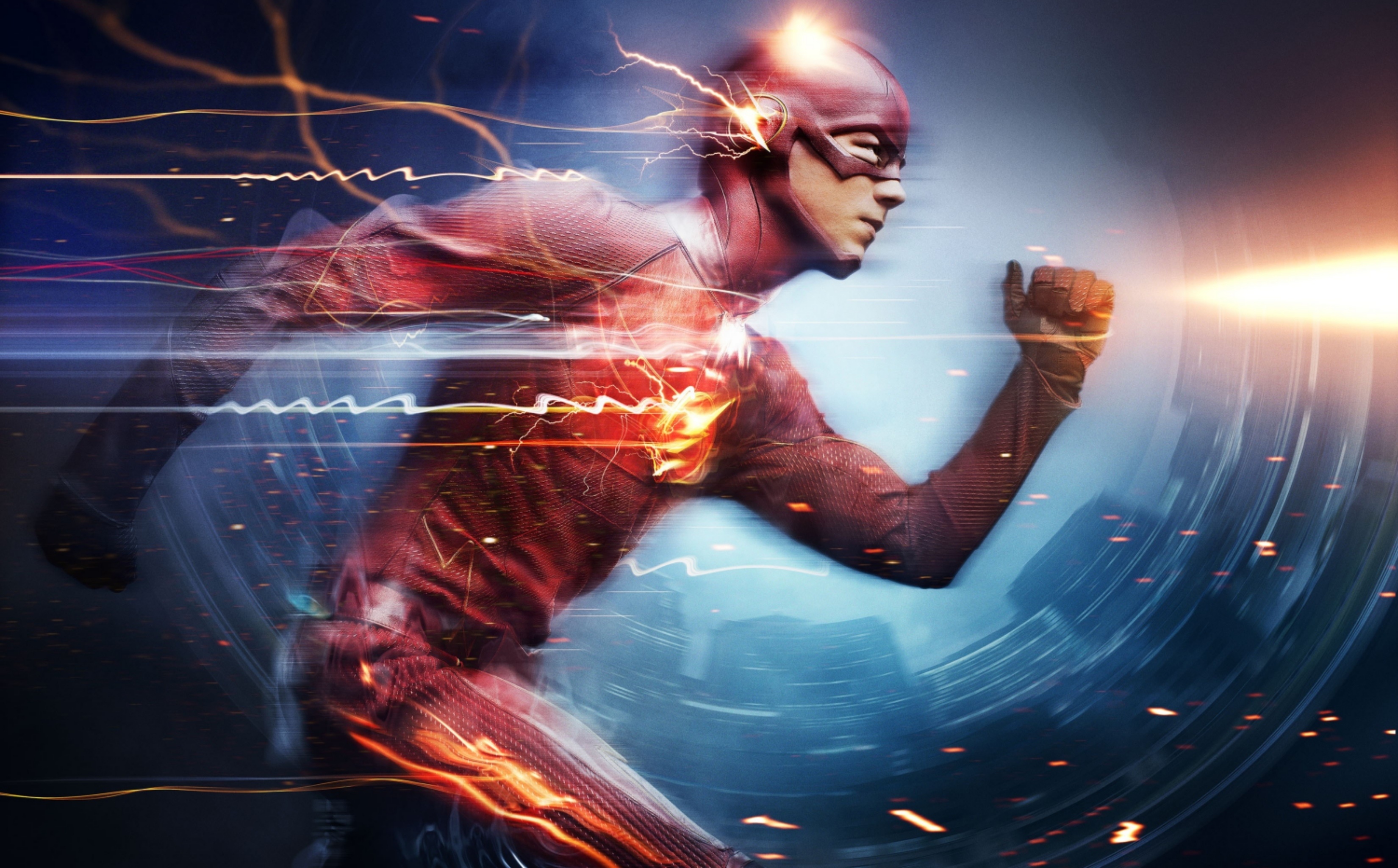 The Flash, Grant Gustin, TV series, Free pictures, 3300x2050 HD Desktop