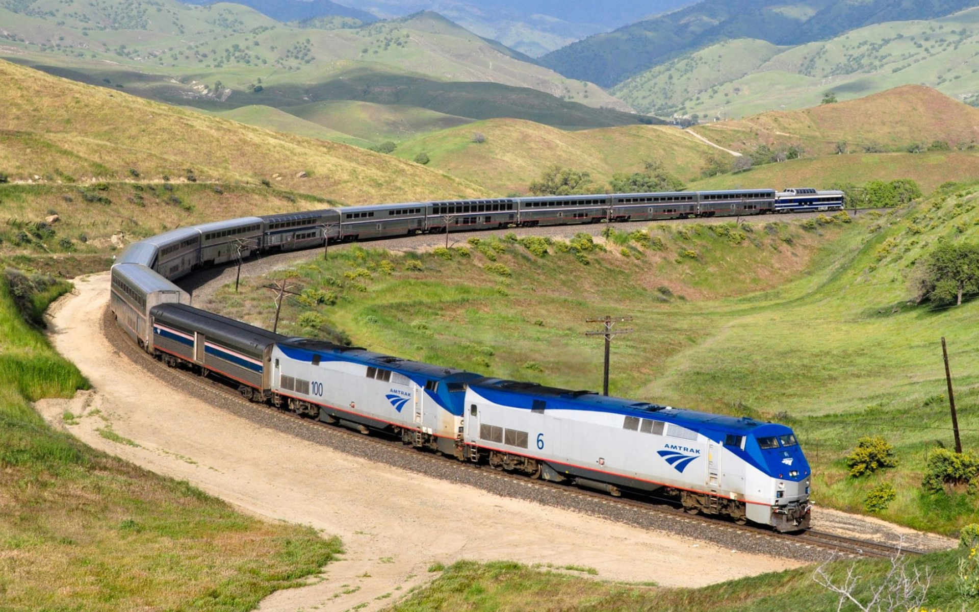 Amtrak, Trains Wallpaper, 1920x1200 HD Desktop