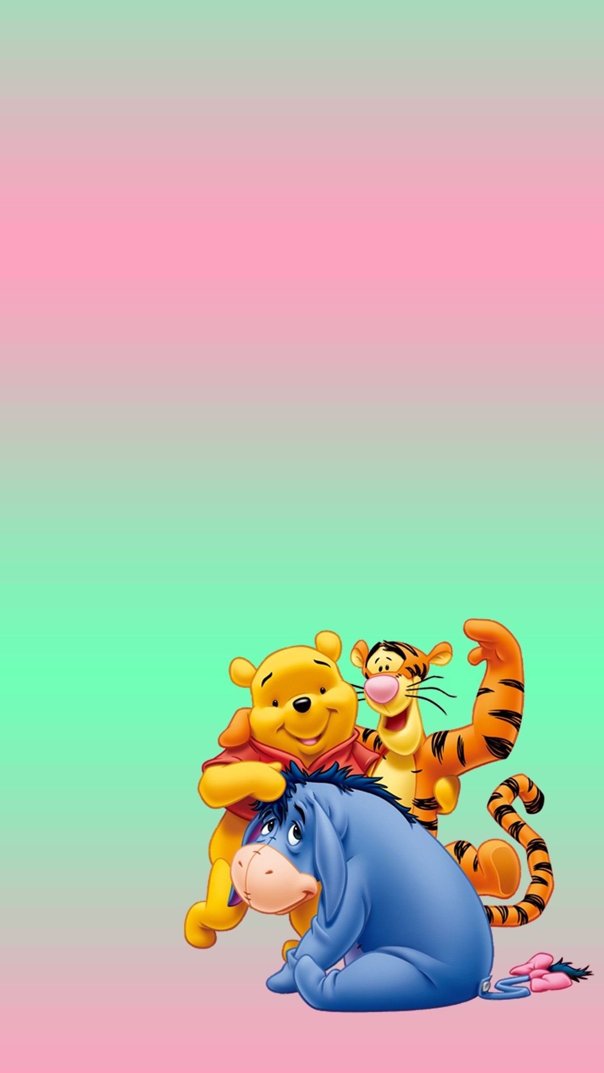 Winnie the Pooh and Eeyore, Tigger (Winnie-the-Pooh) Wallpaper, 1250x2210 HD Phone