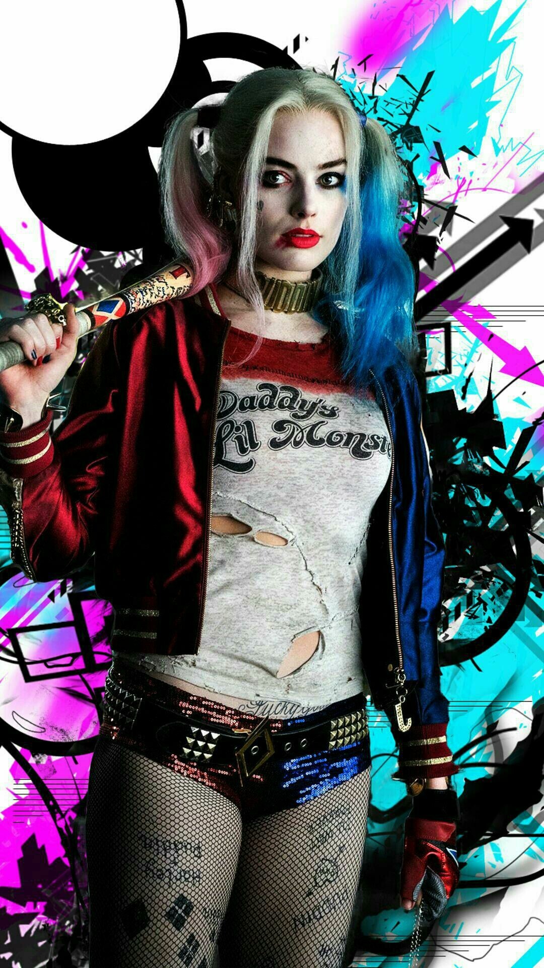 Suicide Squad, Memorable moments, Captivating stills, Quick saves, 1080x1920 Full HD Phone