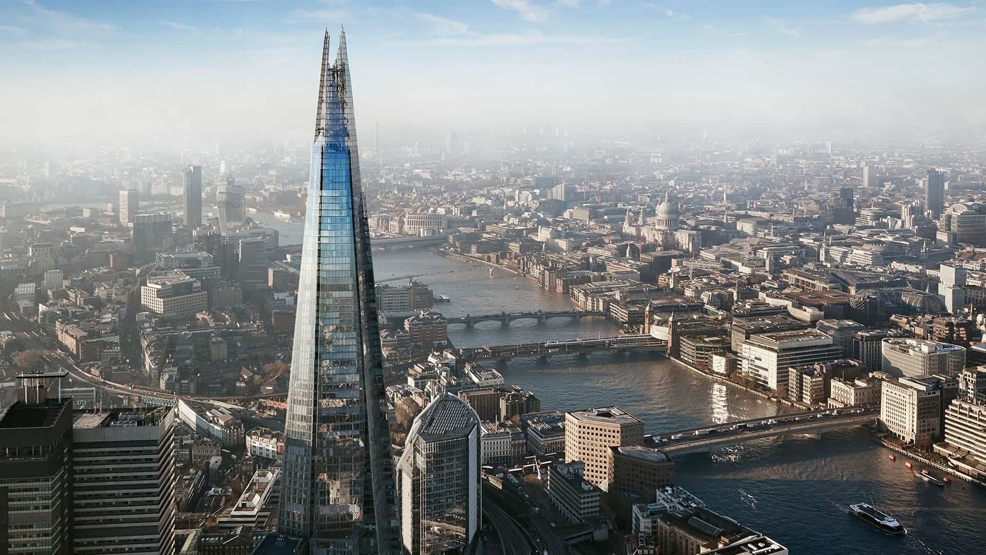 The Shard, Iconic buildings, World travels, 1920x1080 Full HD Desktop