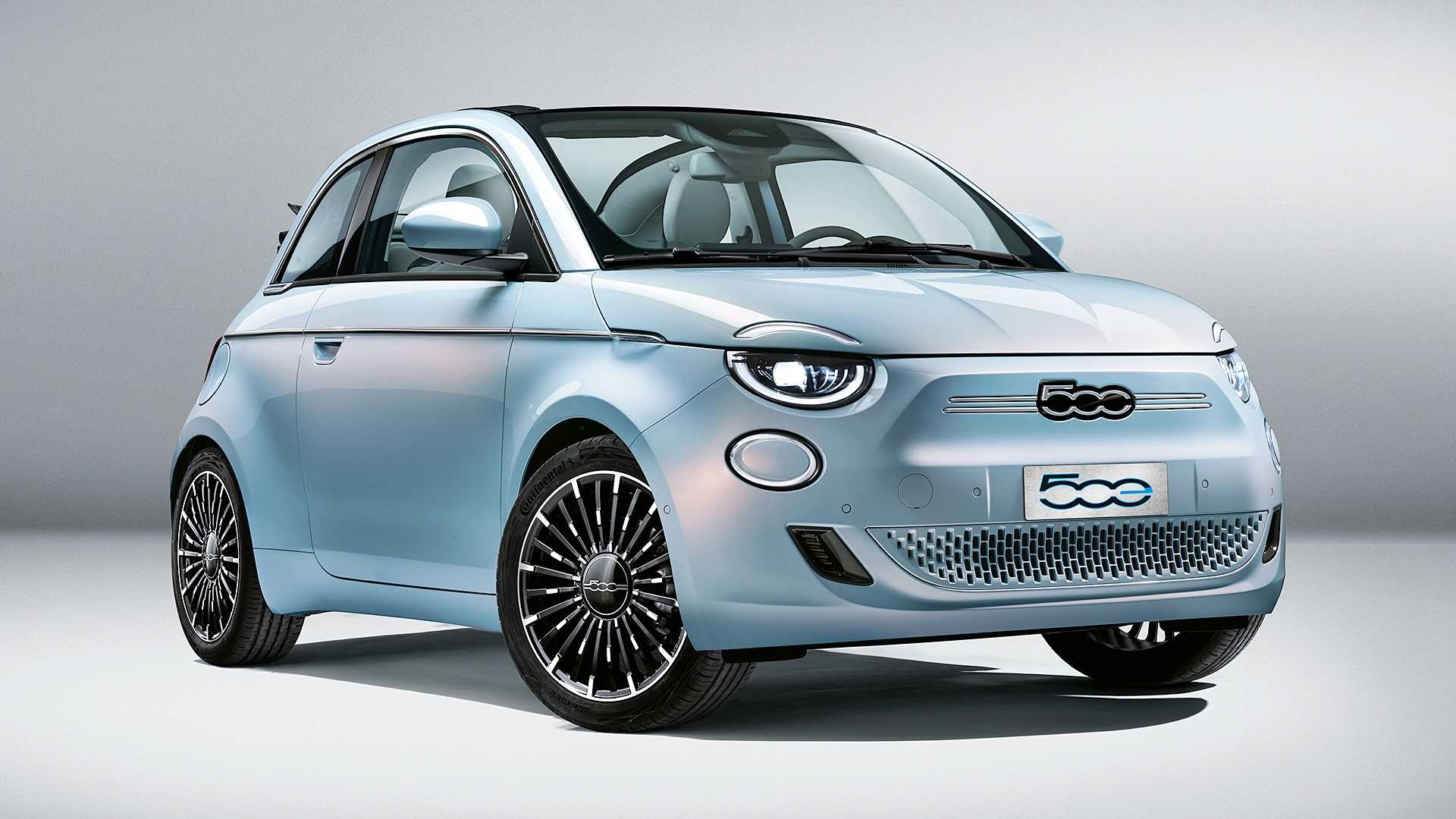 Cabrio Front View, Fiat 500E Wallpaper, 1920x1080 Full HD Desktop