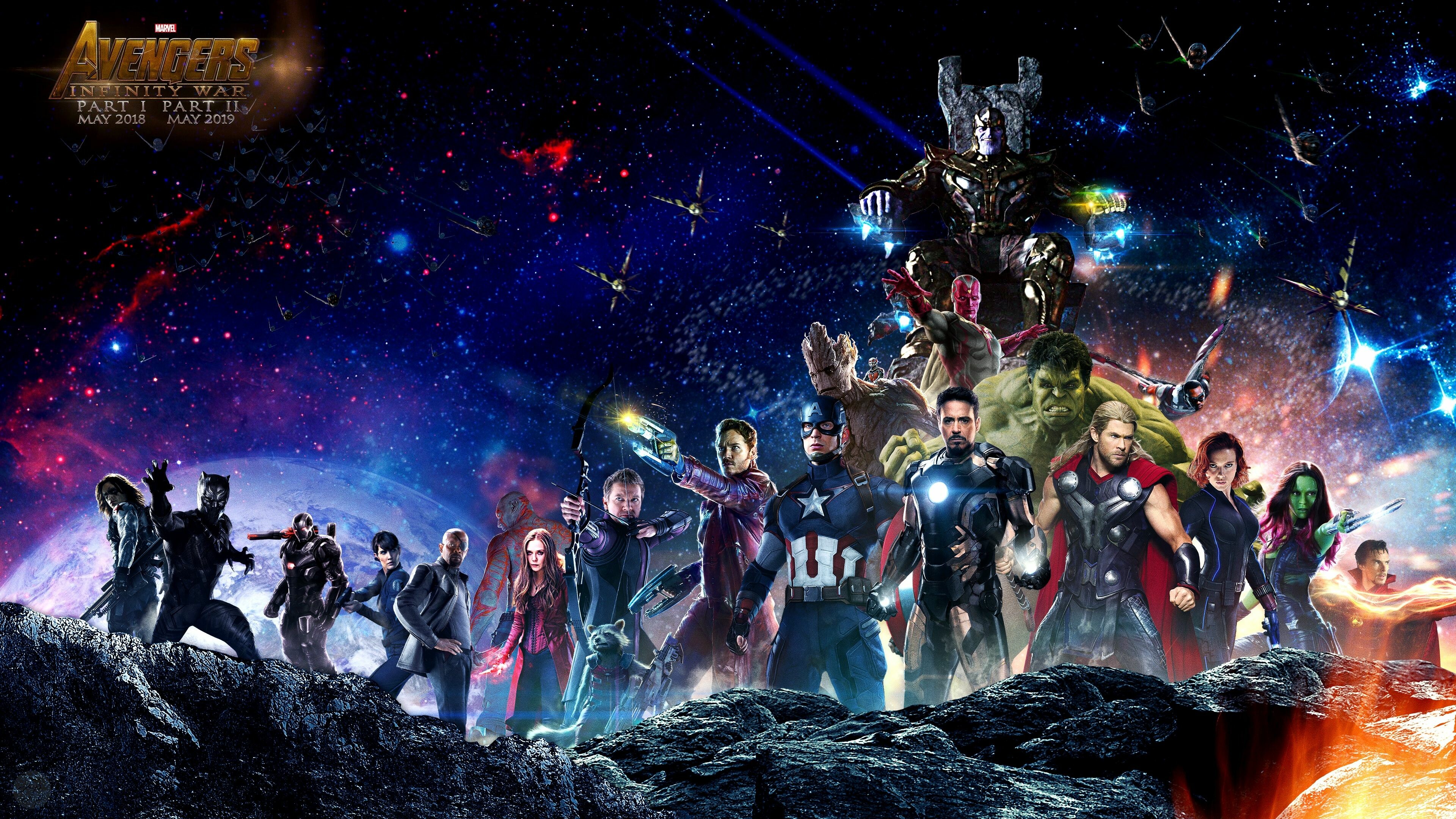 Infinity War, Avengers Wallpaper, 3840x2160 4K Desktop