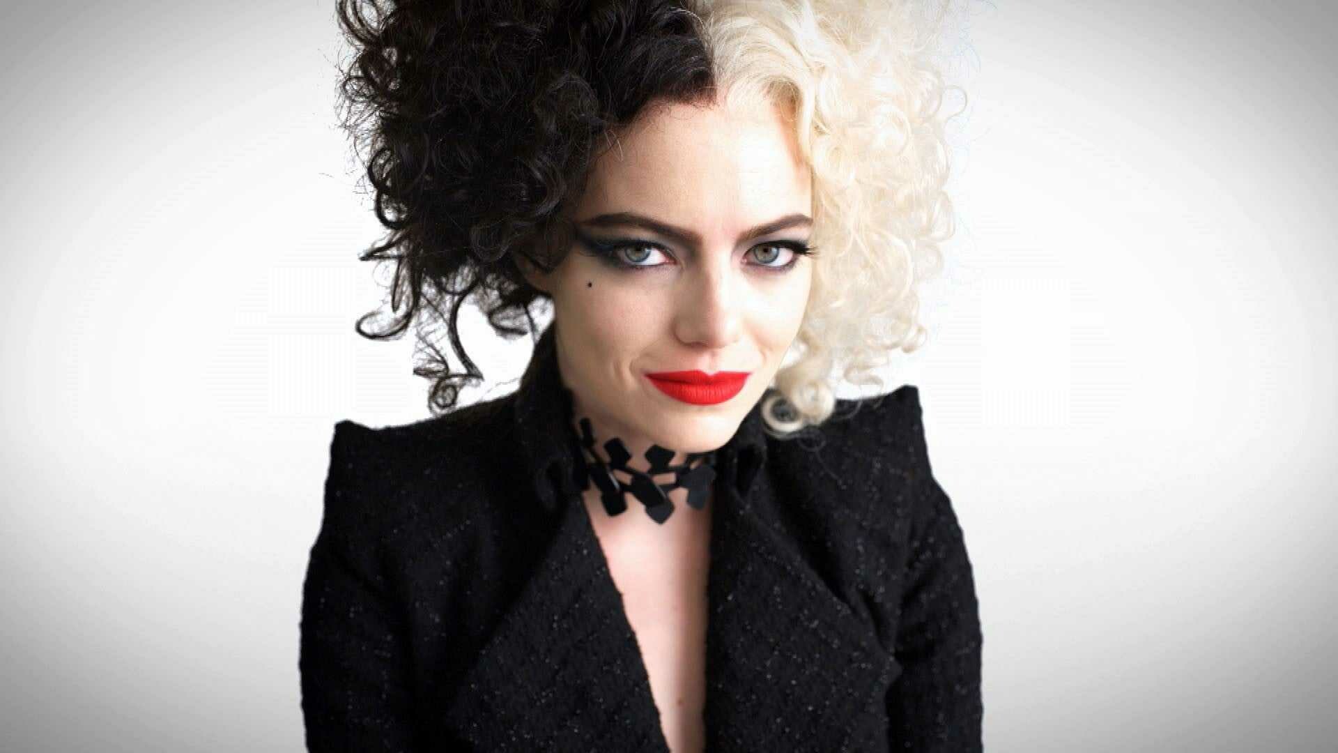 Emma Stone Cruella, Free HD wallpapers, Stylish visuals, Iconic villain, 1920x1080 Full HD Desktop