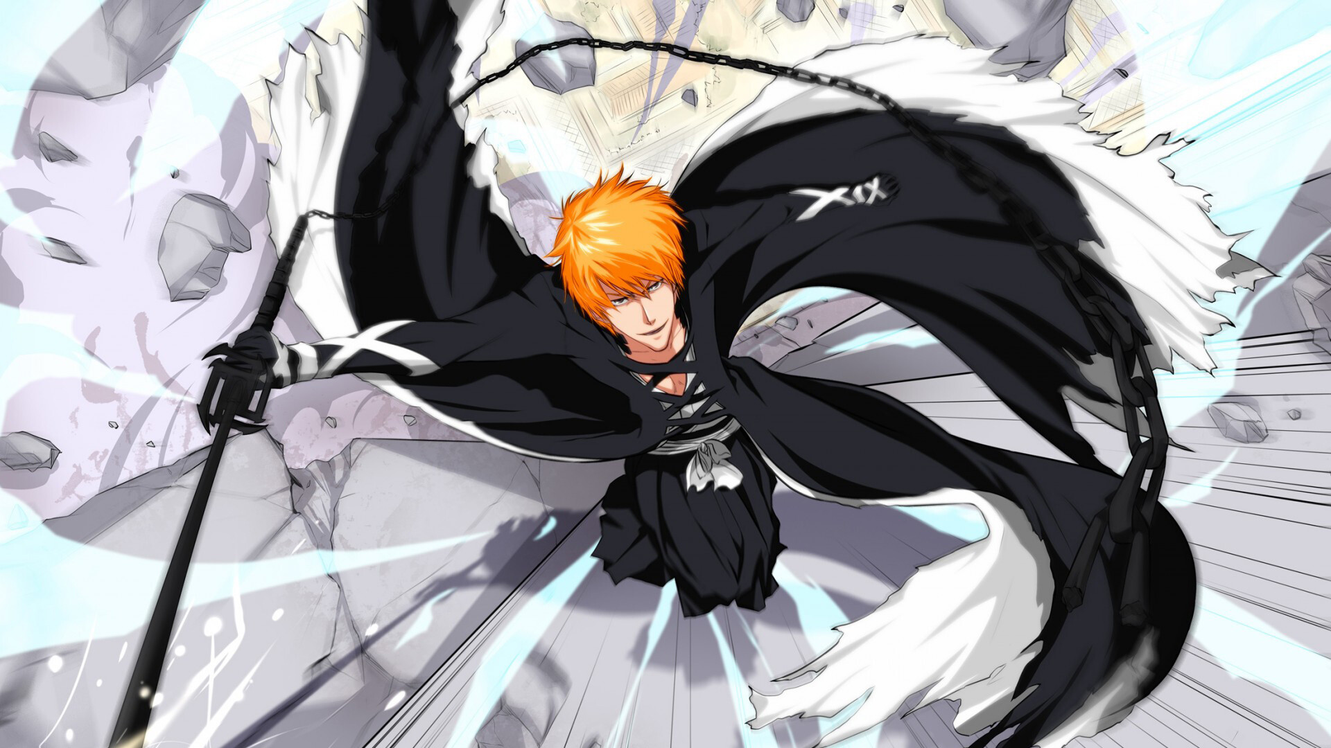 Bleach: Thousand Year Blood War, Ichigo Bankai, Anime wallpaper, 1920x1080 Full HD Desktop