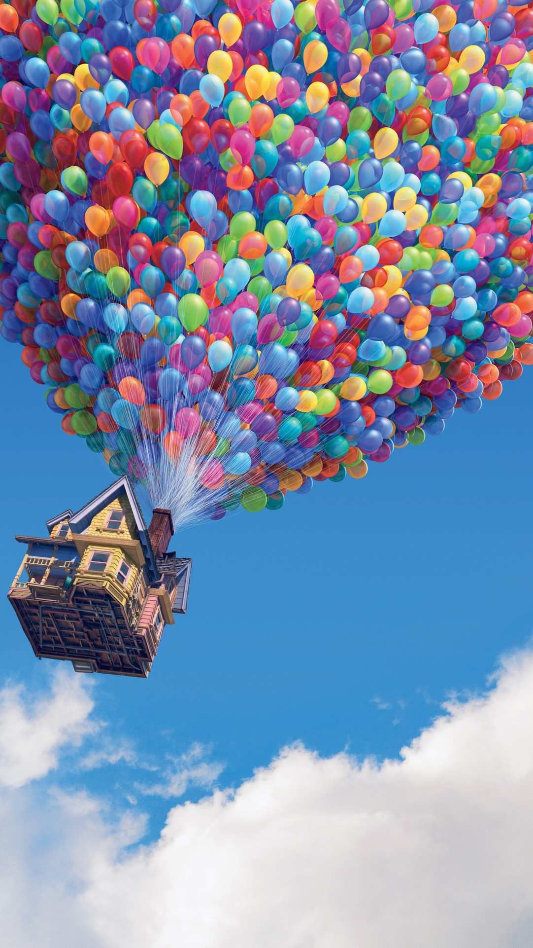 Cluster Ballooning, Up movie images, Popular backgrounds, Sports, 1090x1930 HD Phone