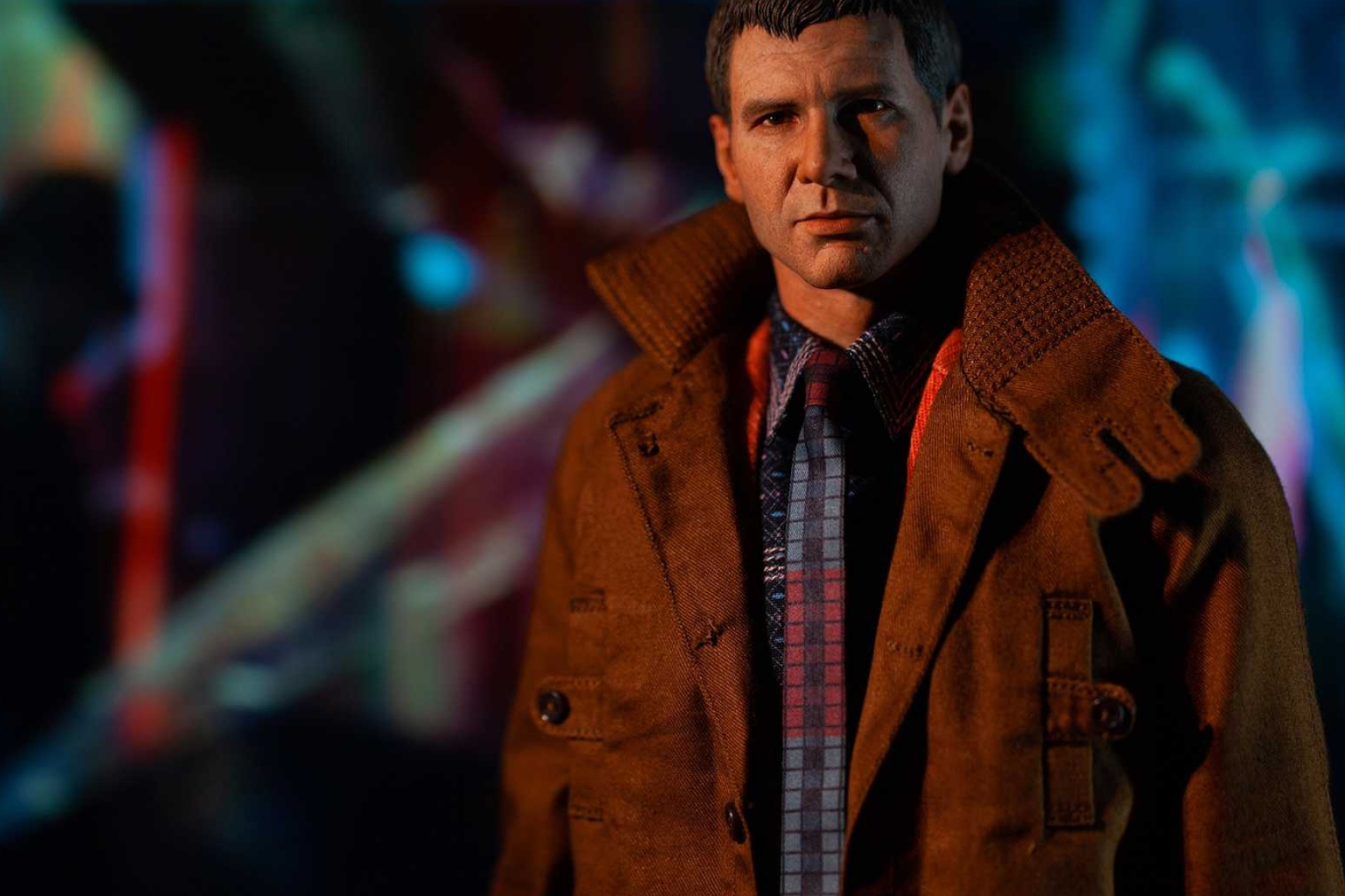 Rick Deckard, Blade Runner, Movie character, Custom figure, 1920x1280 HD Desktop