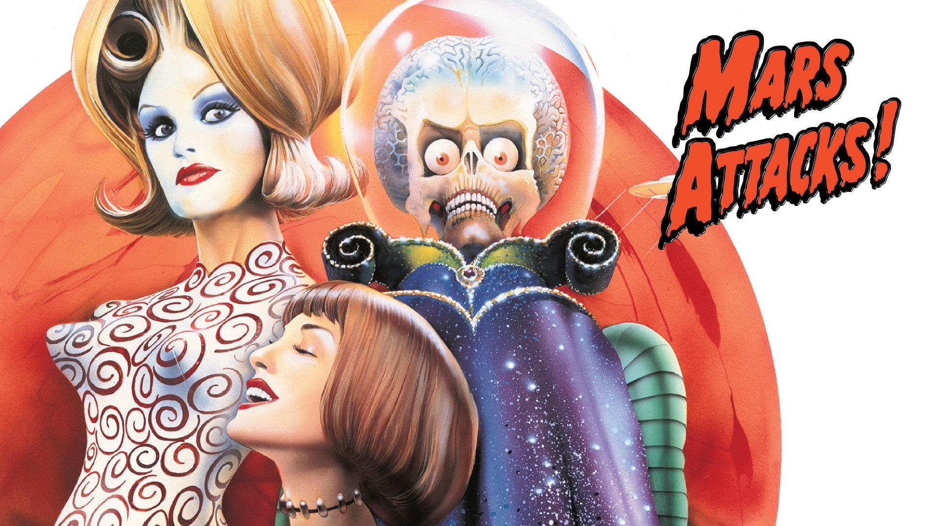 Mars Attacks!, Apocalyptic movie posters, Alien invasion, Comic book adaptation, 1920x1080 Full HD Desktop