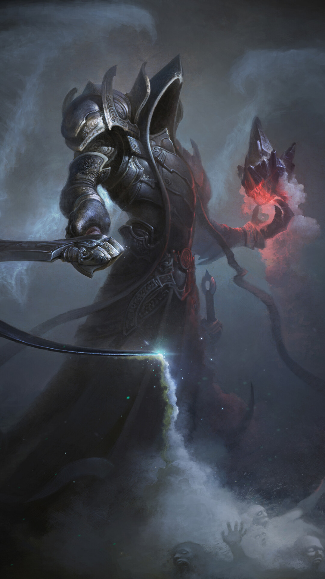 Diablo III Reaper, Souls, Video game, 1080x1920 Full HD Phone