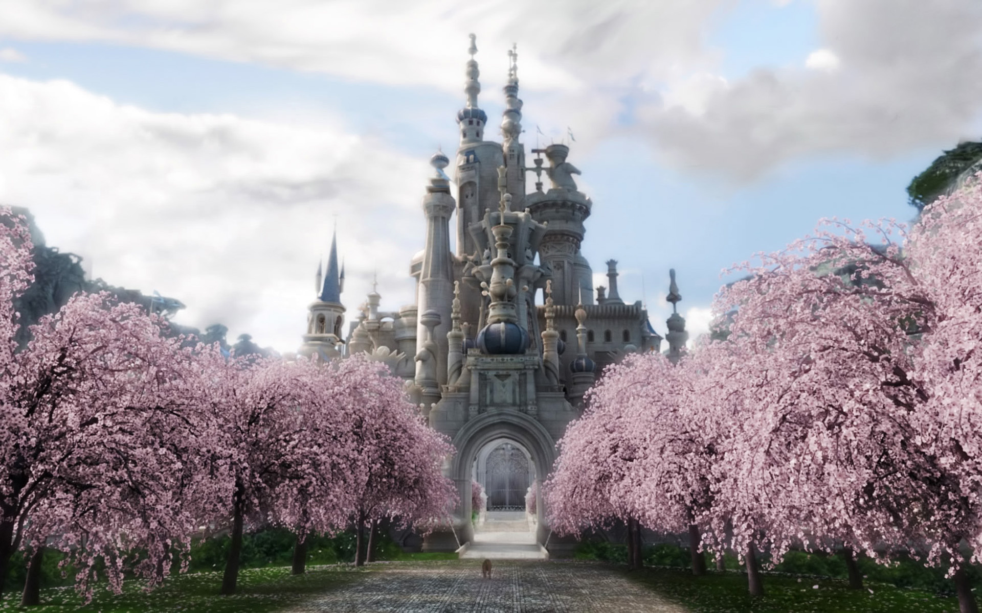 White Queen's Castle, Alice in Wonderland (Movie) Wallpaper, 1920x1200 HD Desktop