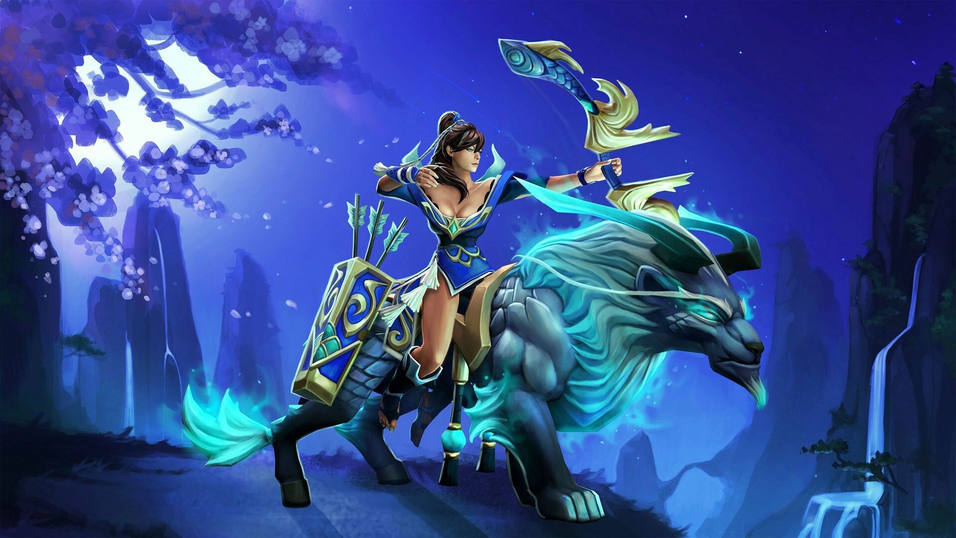 Luna, Dota 2 Wallpaper, 1920x1080 Full HD Desktop