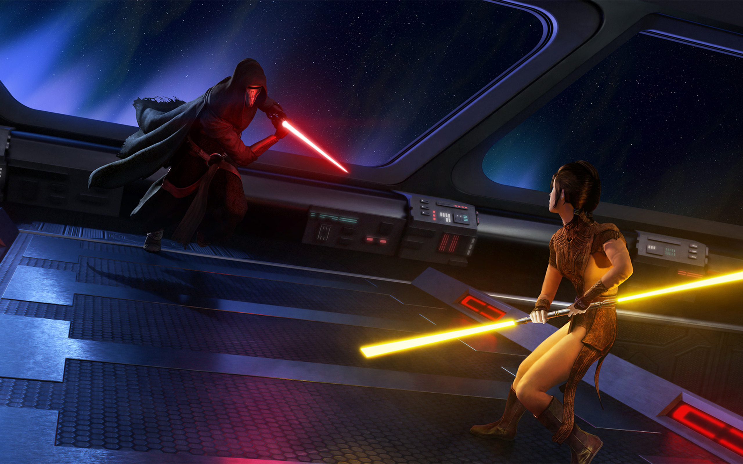 Bastila Shan, Darth Revan Wallpaper, 2560x1600 HD Desktop