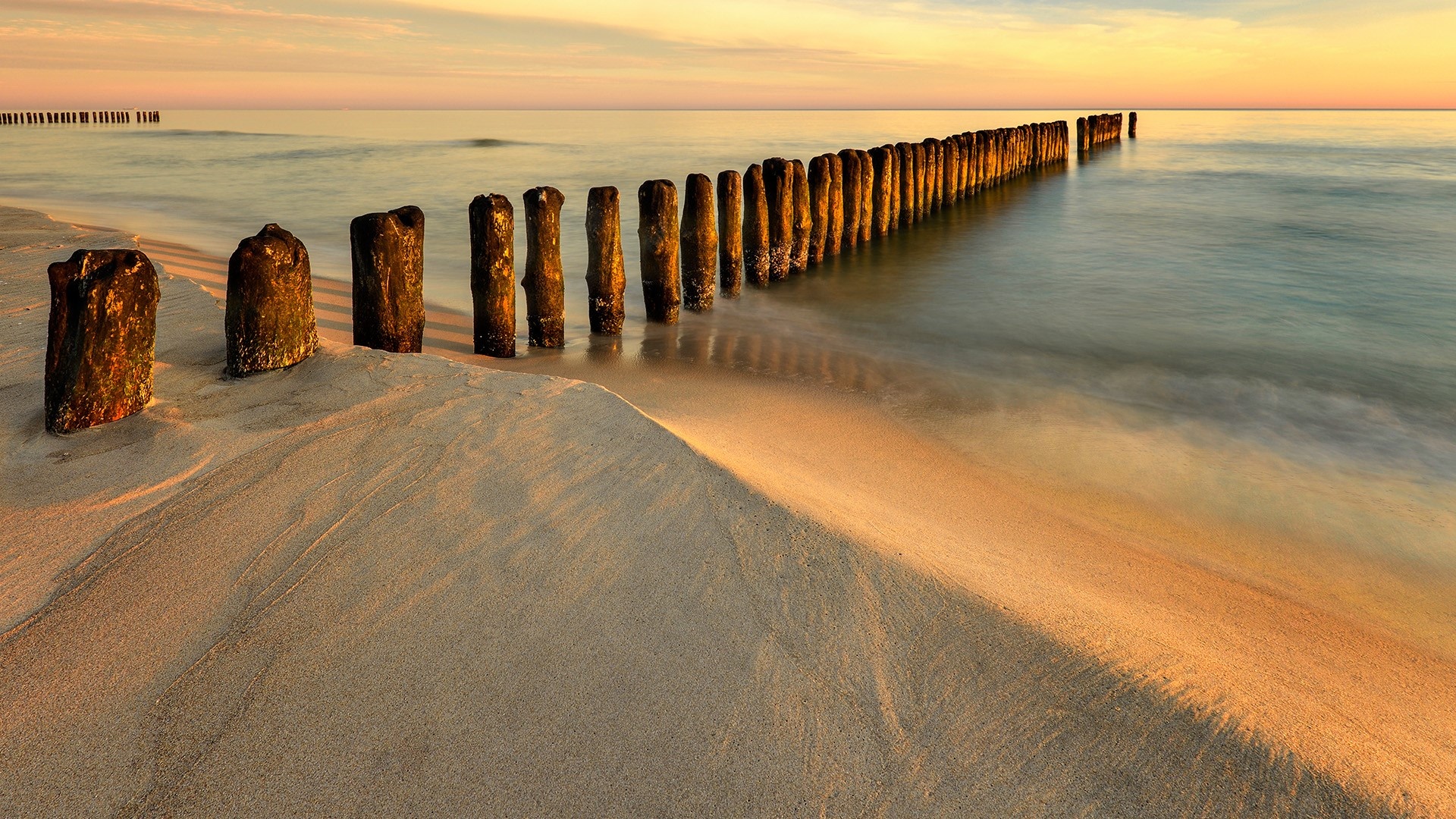 Leba, Baltic Sea Wallpaper, 1920x1080 Full HD Desktop