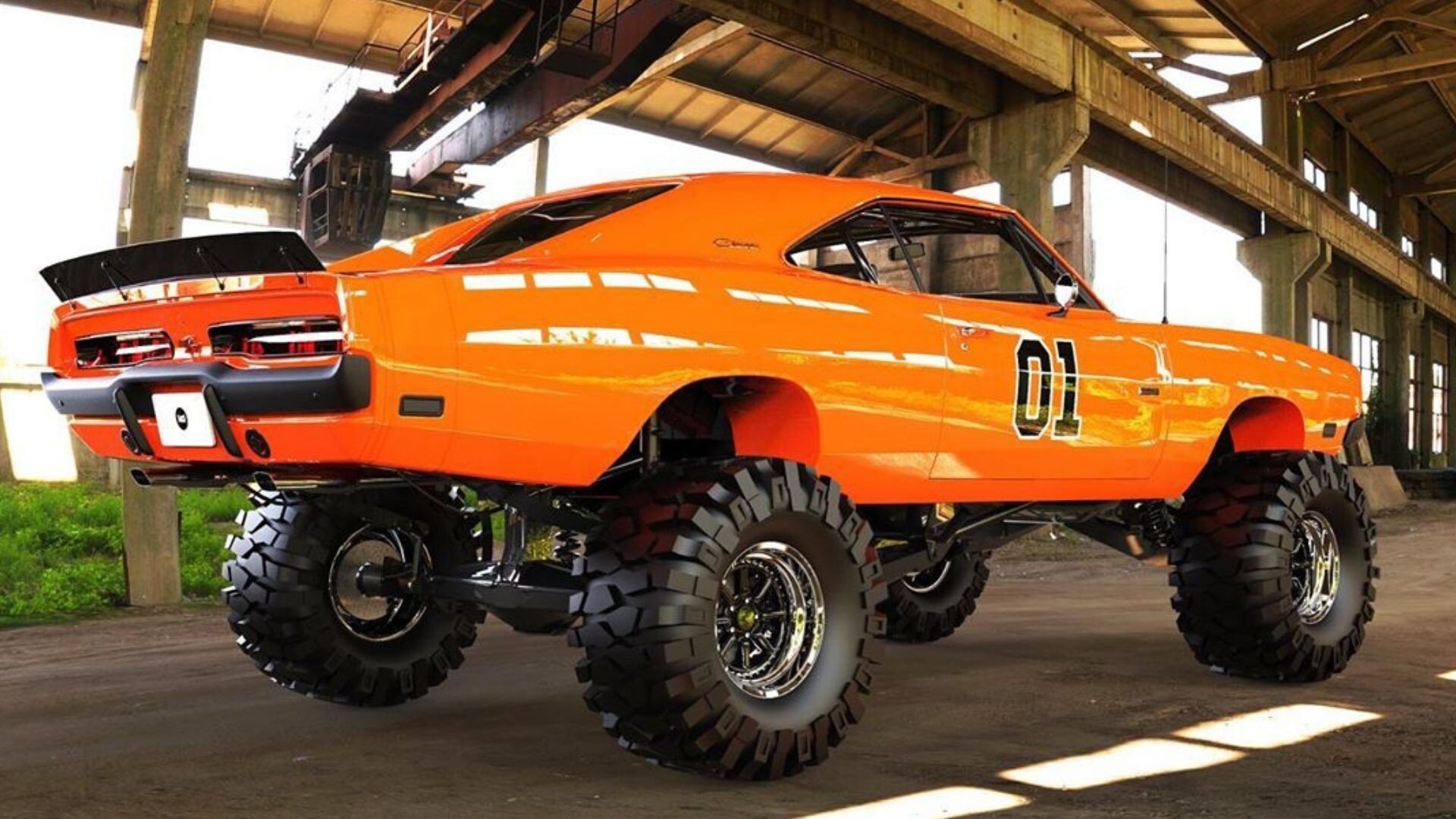 General Lee Car, Artist boost, Customization, Dukes of Hazzard, 1920x1080 Full HD Desktop