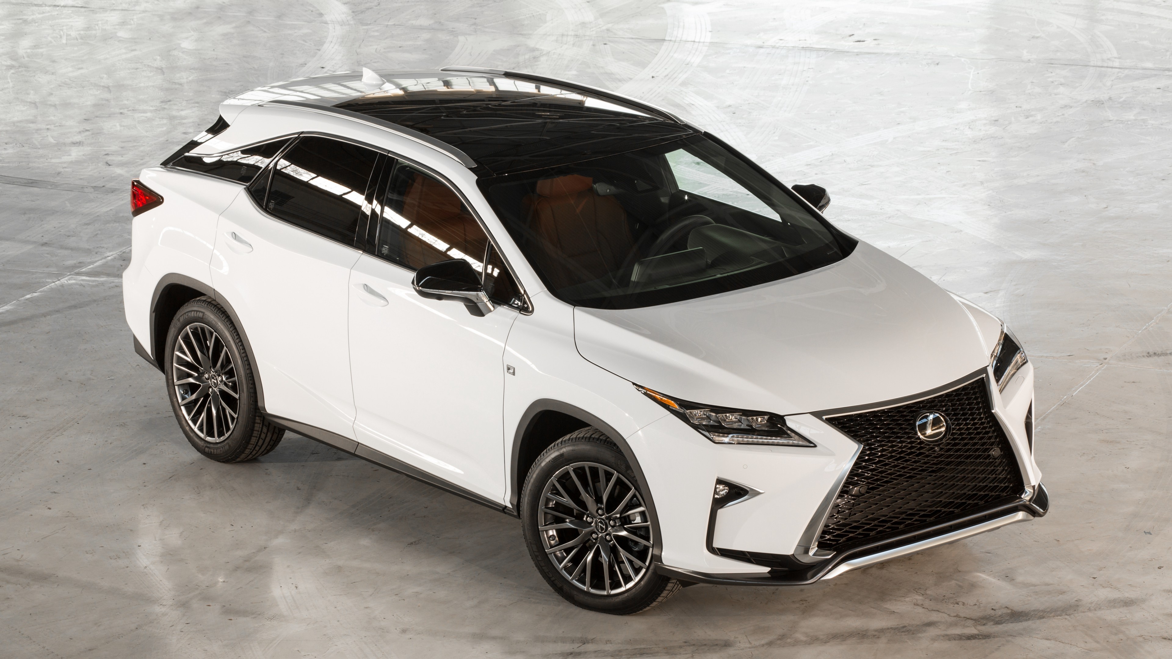 Lexus RX, Supercar white, Luxury cars, Test drive, 3840x2160 4K Desktop