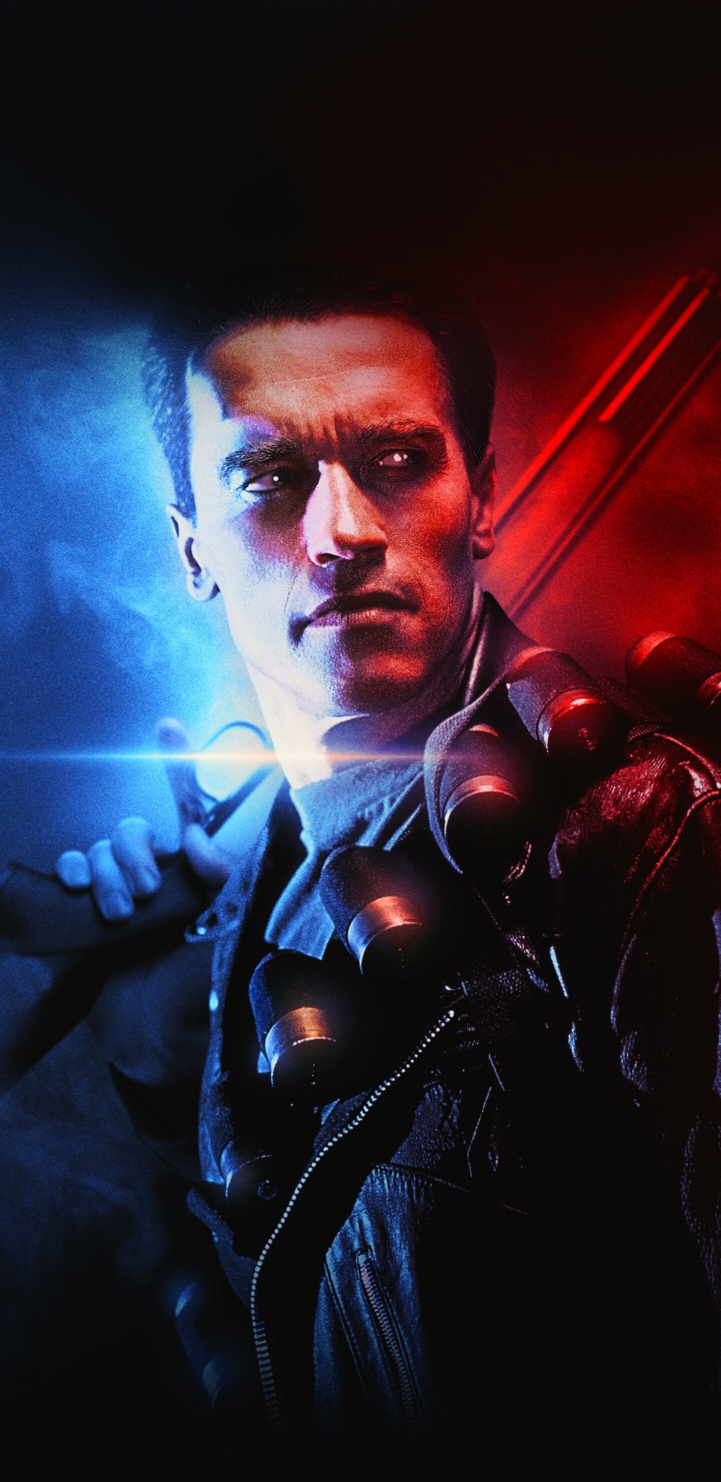 Terminator 2, Judgment Day, Iconic movie, Schwarzenegger's legacy, 1440x2960 HD Phone