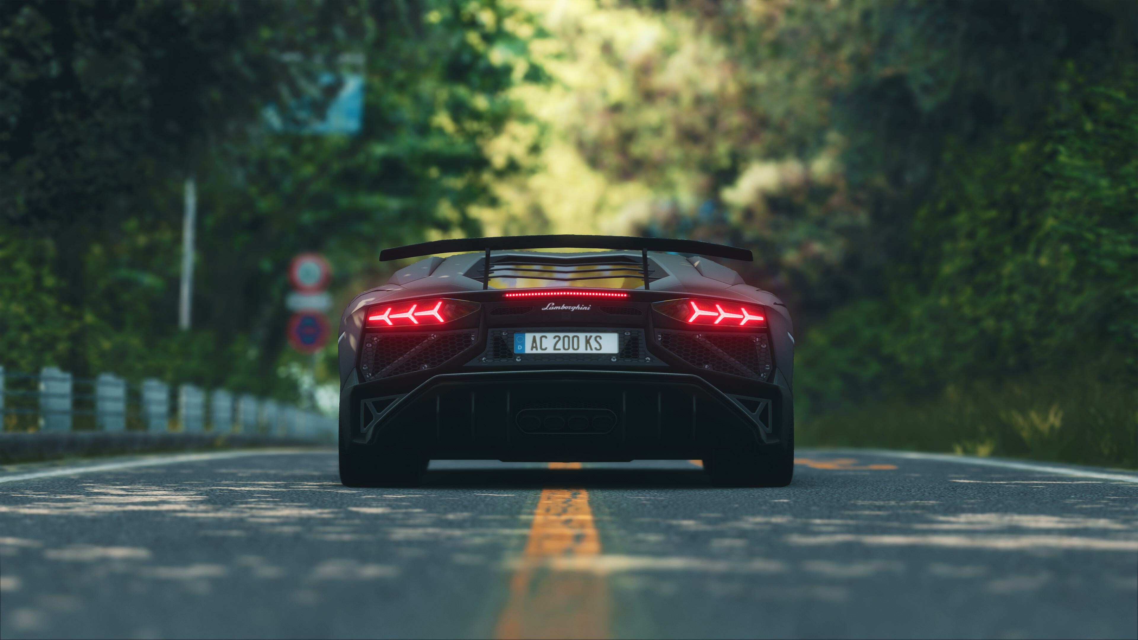 Aventador beauty, Captivating wallpaper, Lamborghini excellence, Unforgettable presence, 3840x2160 4K Desktop