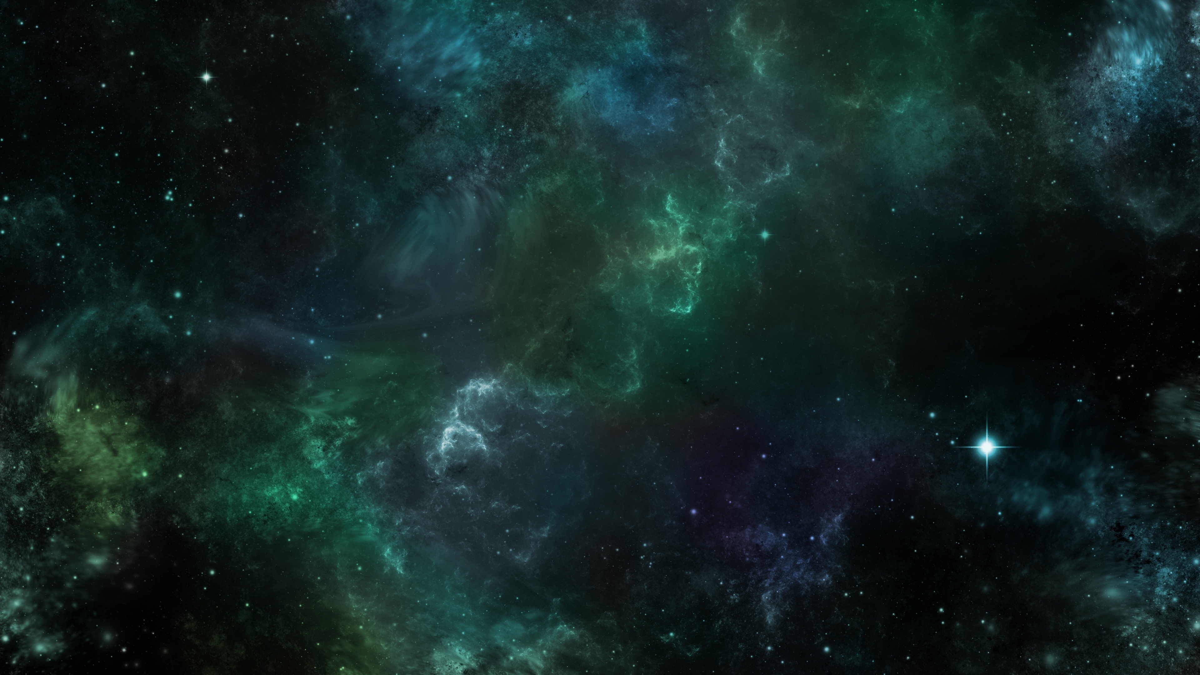 Green Nebula, Christopher Walker's post, Nebula's emerald glow, Celestial masterpiece, 3840x2160 4K Desktop