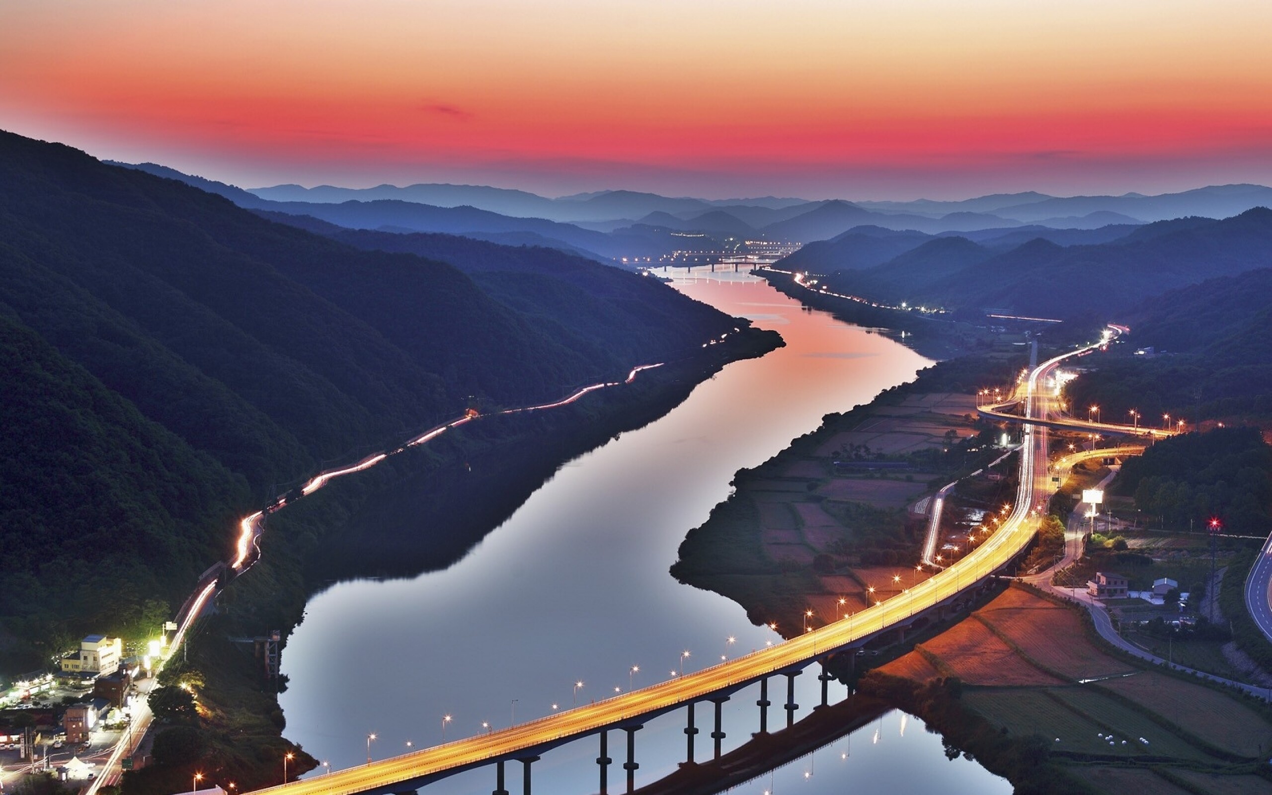 Gwangan Bridge, Korea Wallpaper, 2560x1600 HD Desktop