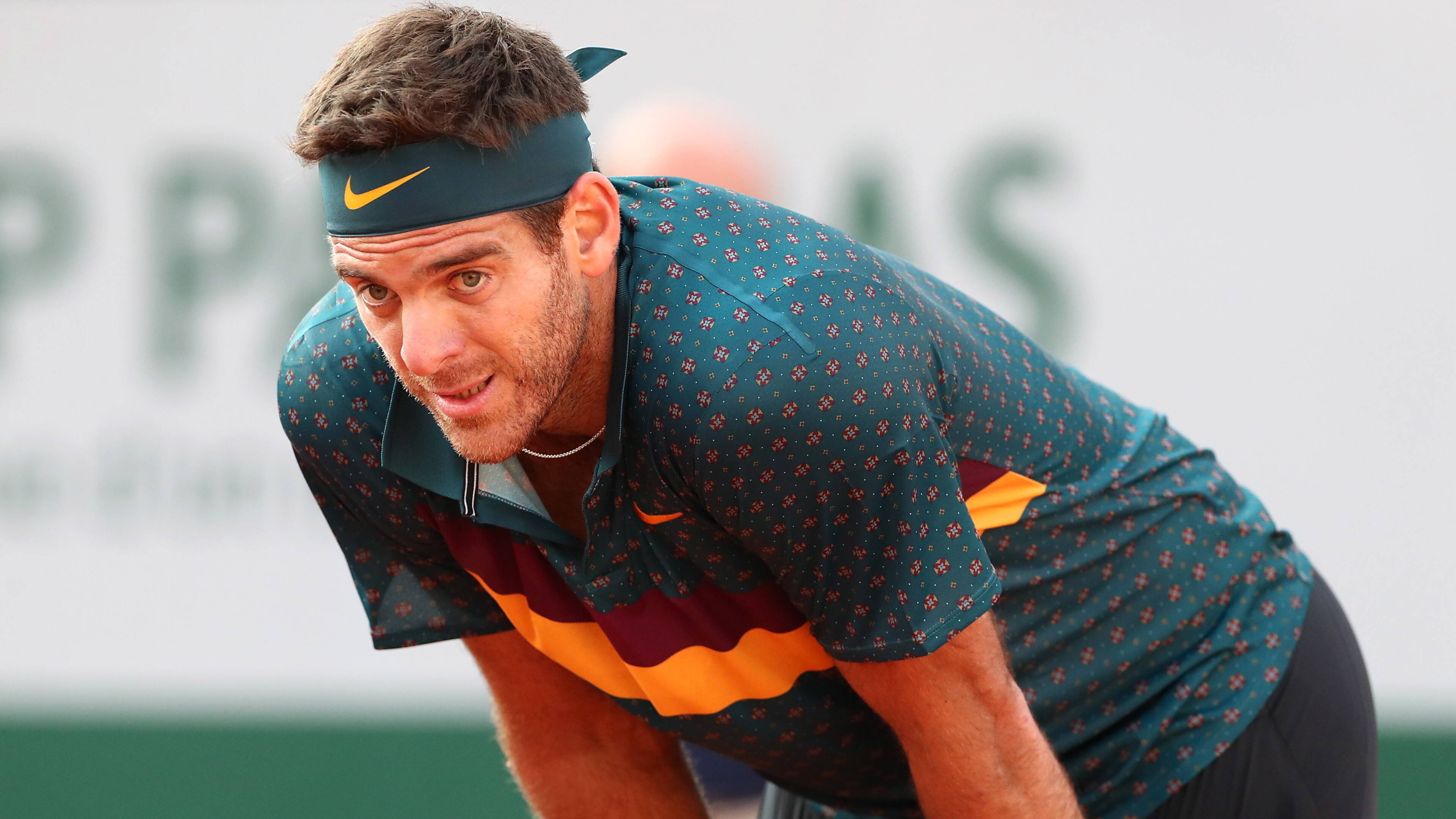 French Open 2019, Juan Martin del Potro Wallpaper, 3840x2160 4K Desktop