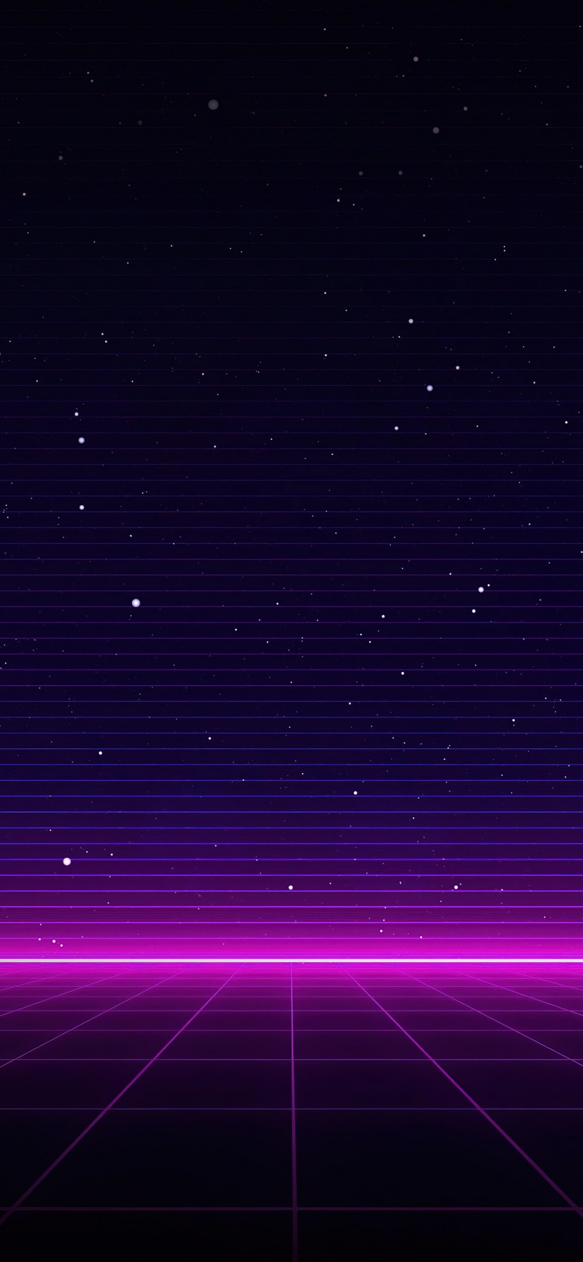 Glow in the Dark, Outrun wallpaper, Neon dark background, Purple abstract, 1170x2540 HD Phone